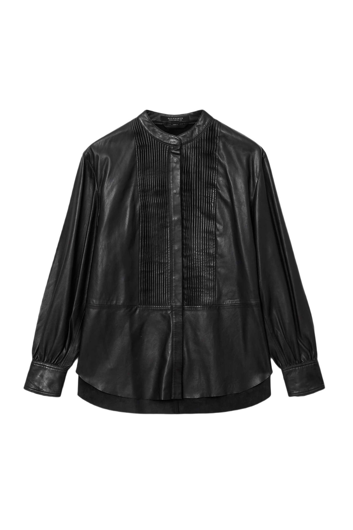 SARA PLEAT SHIRT BLACK 6