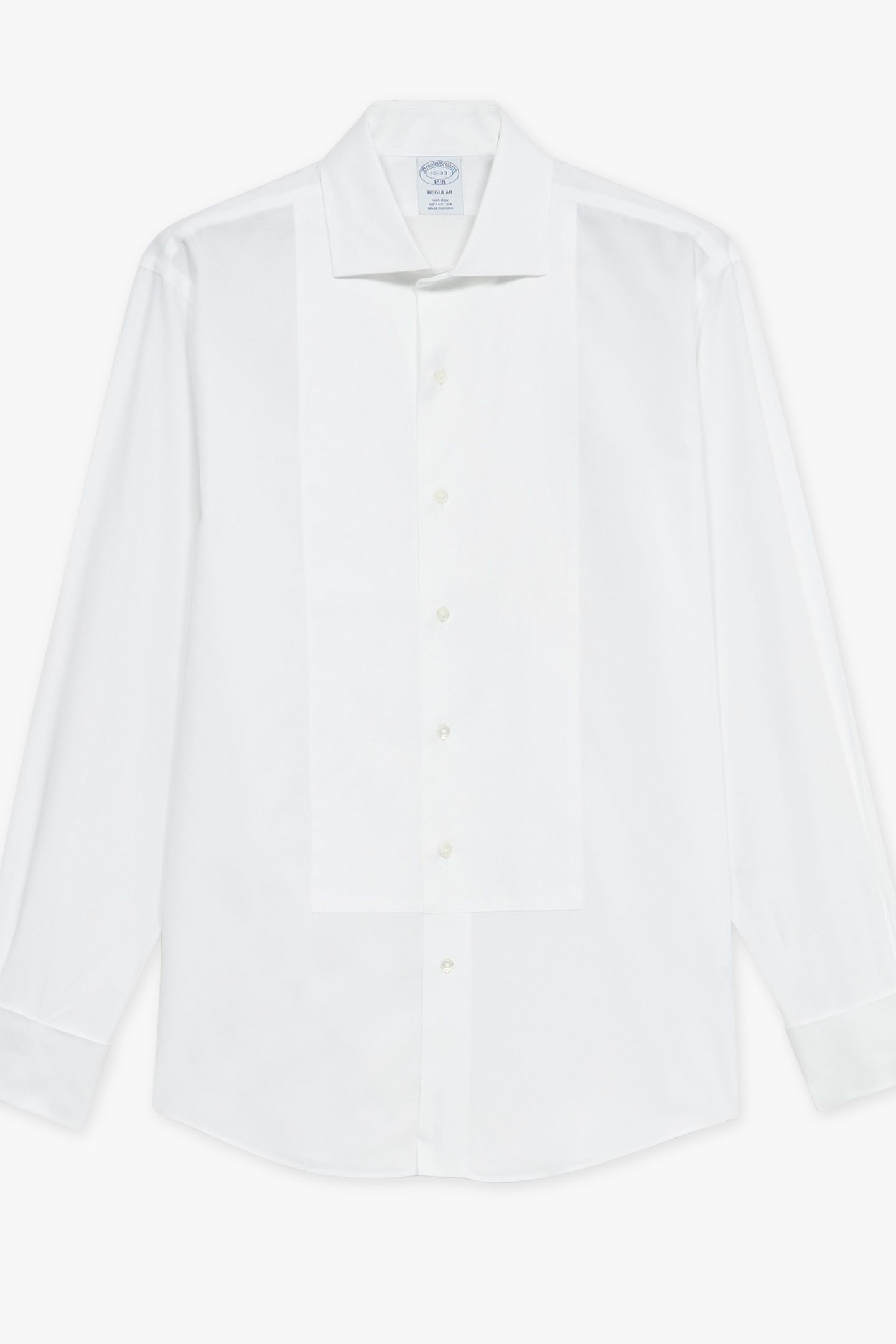 NON-IRON REGULAR SOLID SHIRT WHITE 1