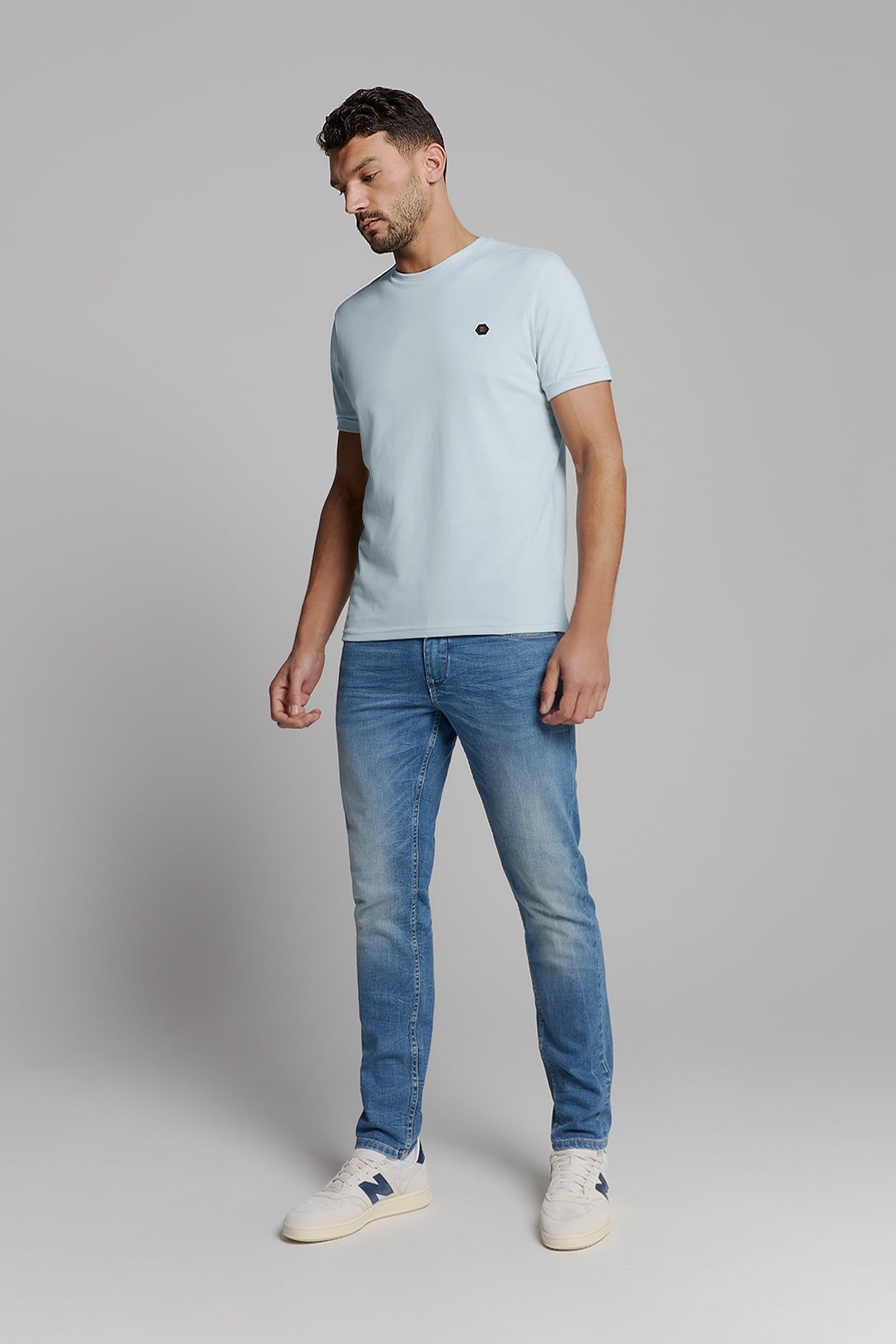 T-SHIRT CREWNECK PEACHED CLOUD 1