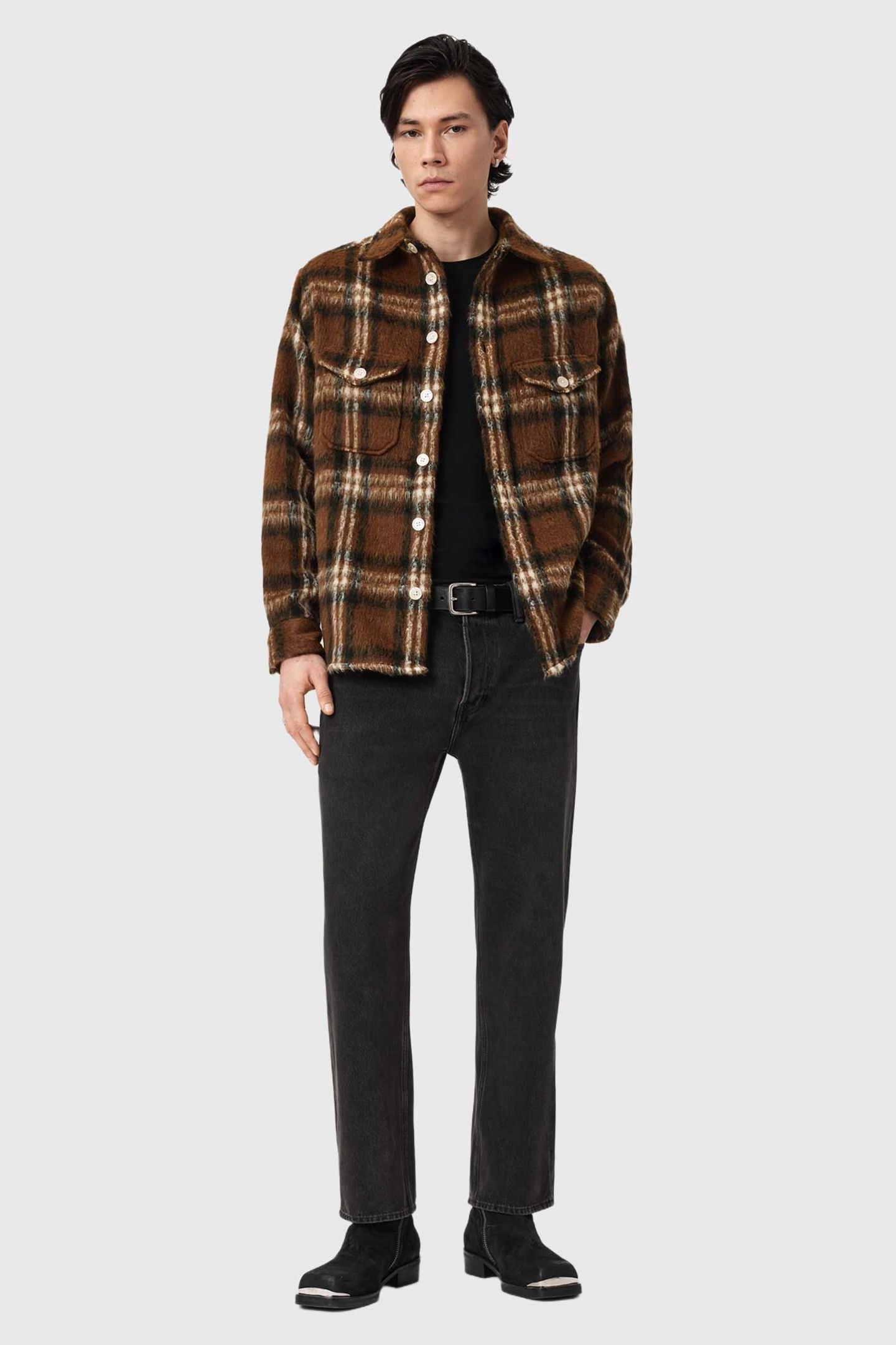 ROYODO LS SHIRT BROWN 3