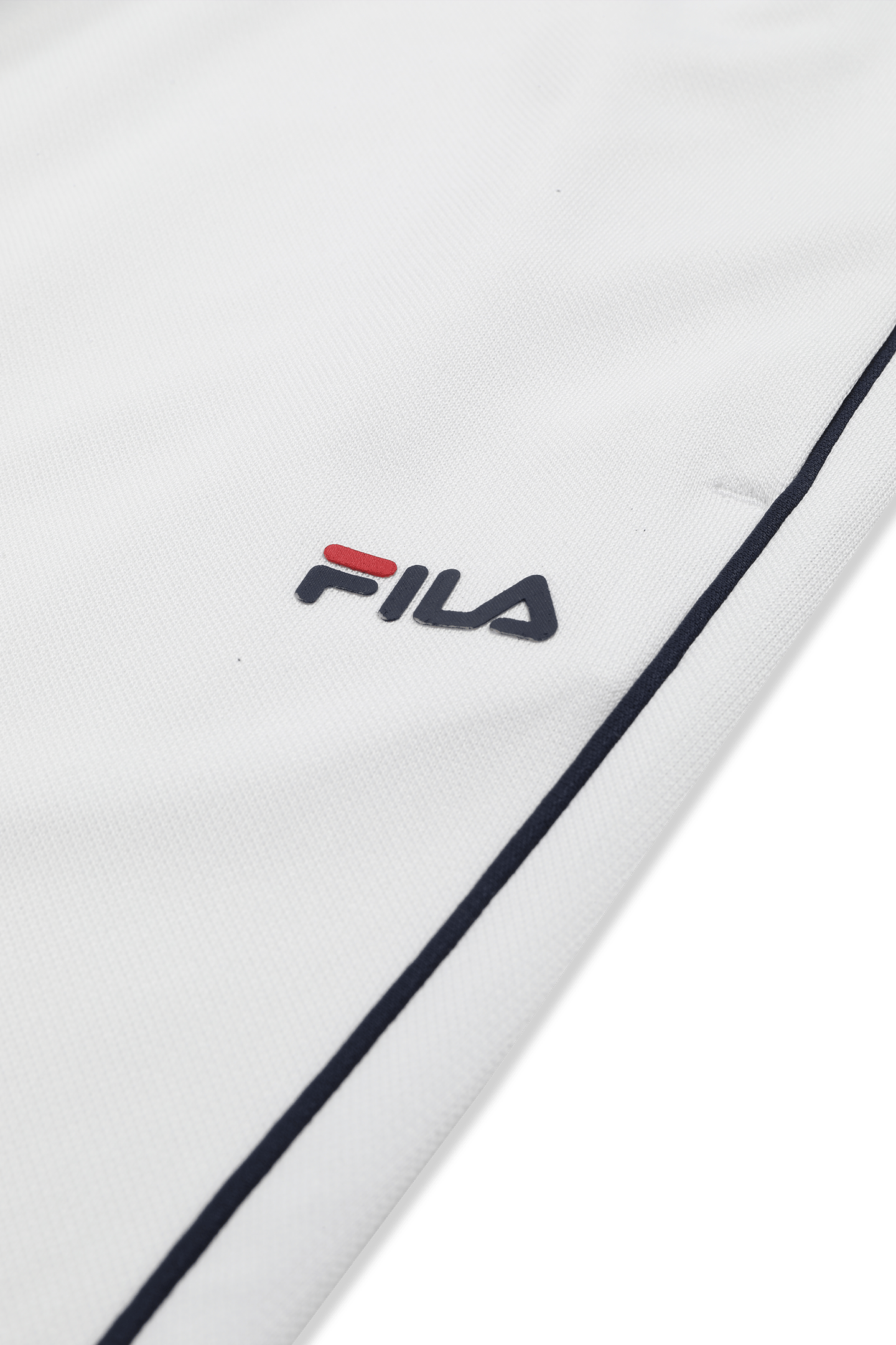 SAGANO REGULAR TRACK PANTS BRIGHT WHITE-BLACK IRIS 7