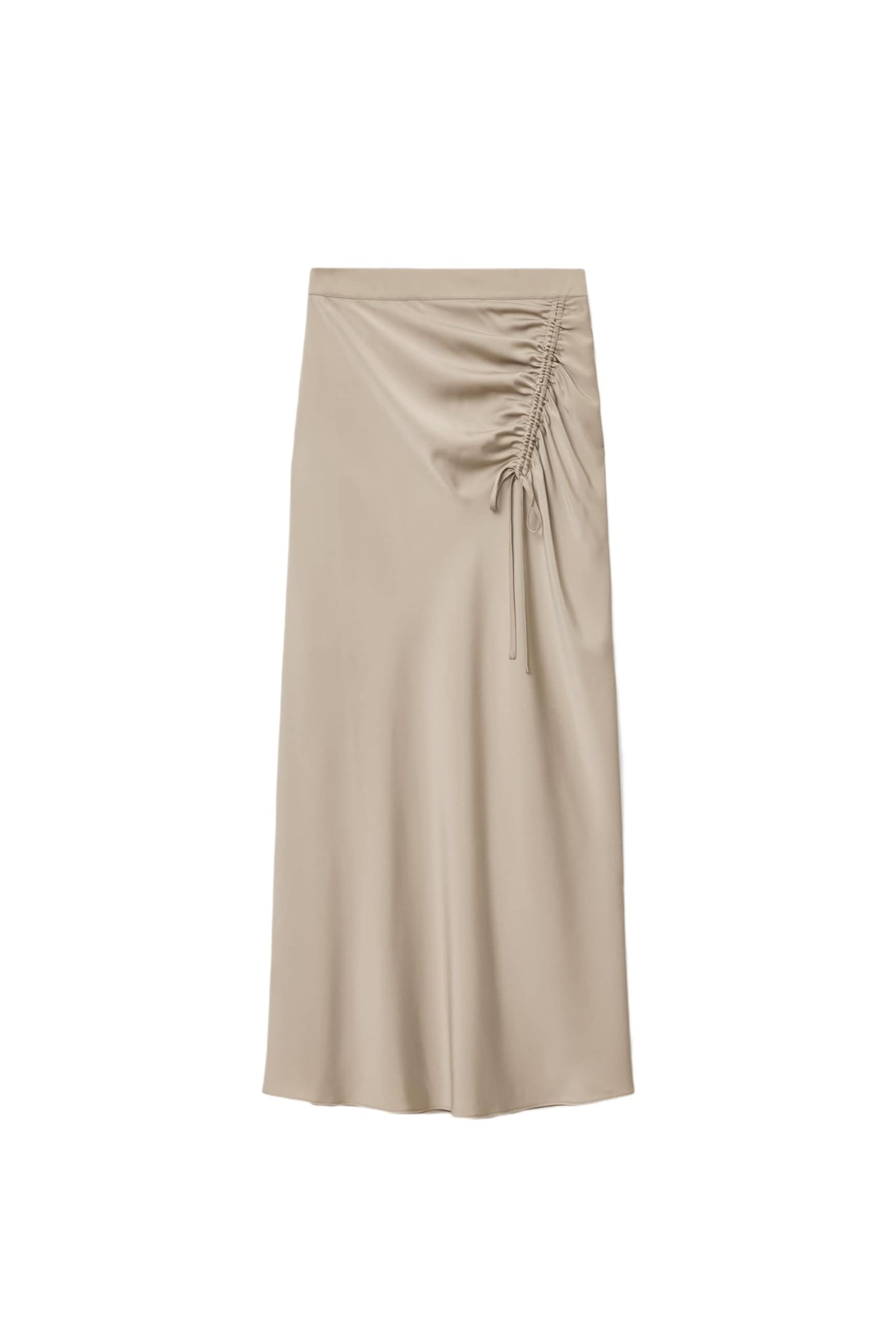ALEXIA SKIRT TAUPE GREY 1