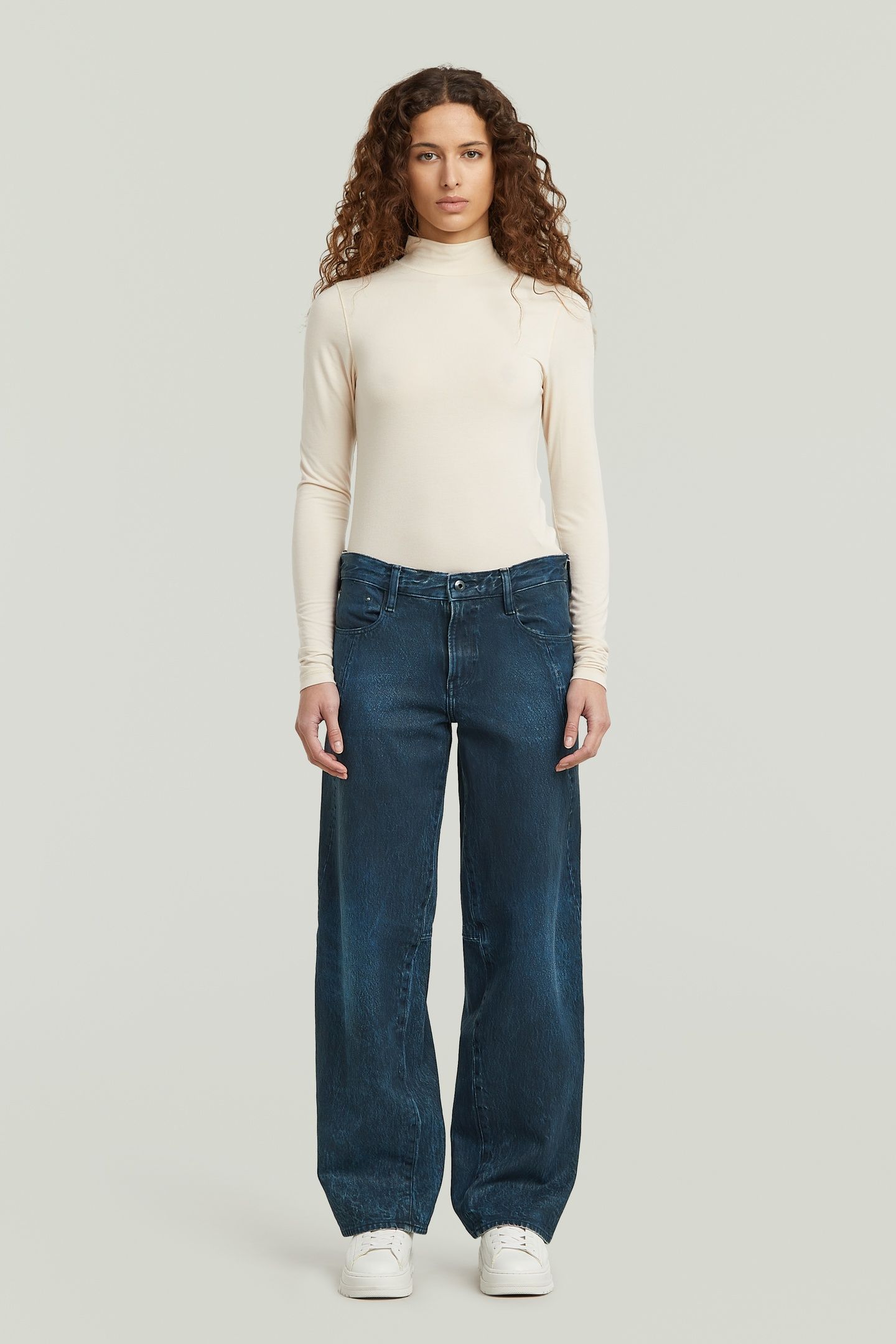 CONTOR 3D LOOSE JEANS BLUE 3