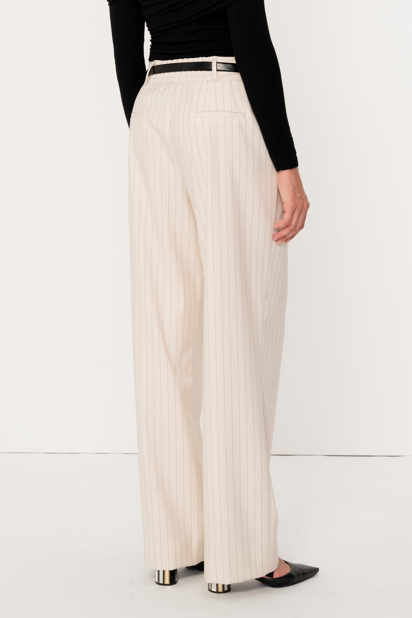 POLARIS TROUSER COCONUT MILK PINSTRIPE 3