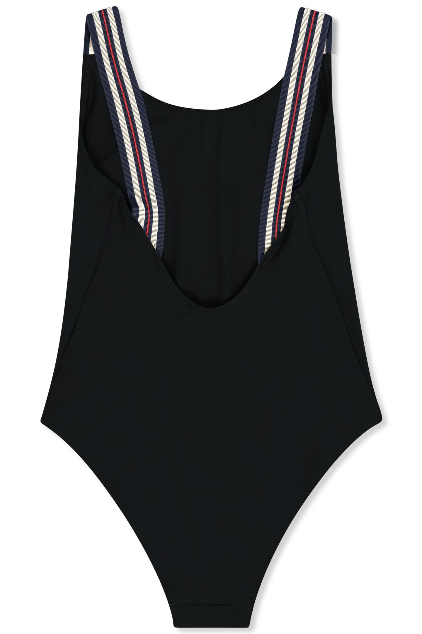 ANTONA HERITAGE TAPE SCOOP BACK SWIMSUIT BLACK 4