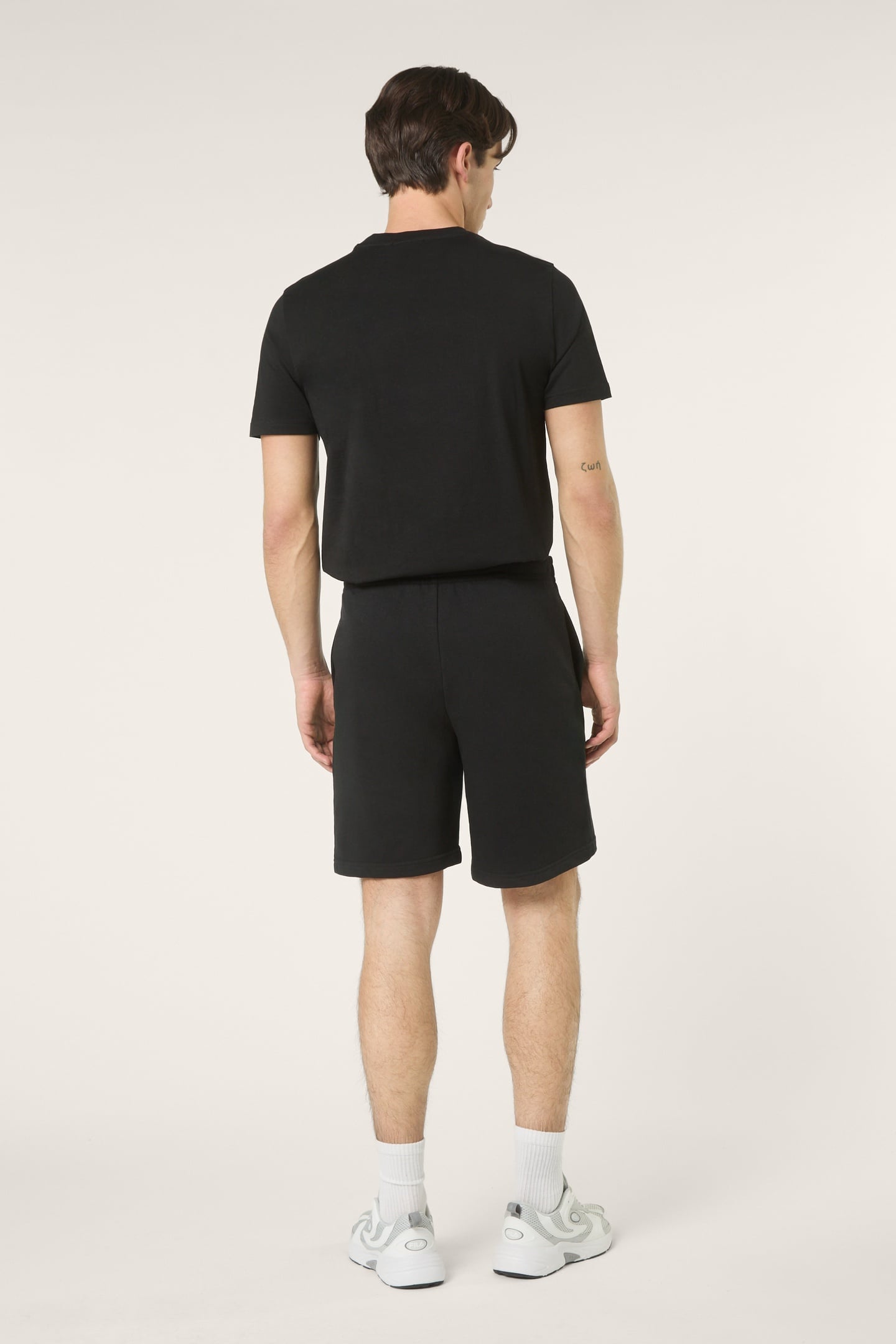RIFREDI REGULAR GRAPHIC SWEAT SHORTS BLACK 3