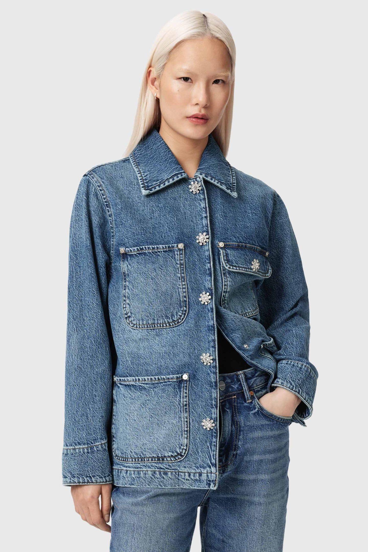 BEX DENIM JACKET MID INDIGO 1
