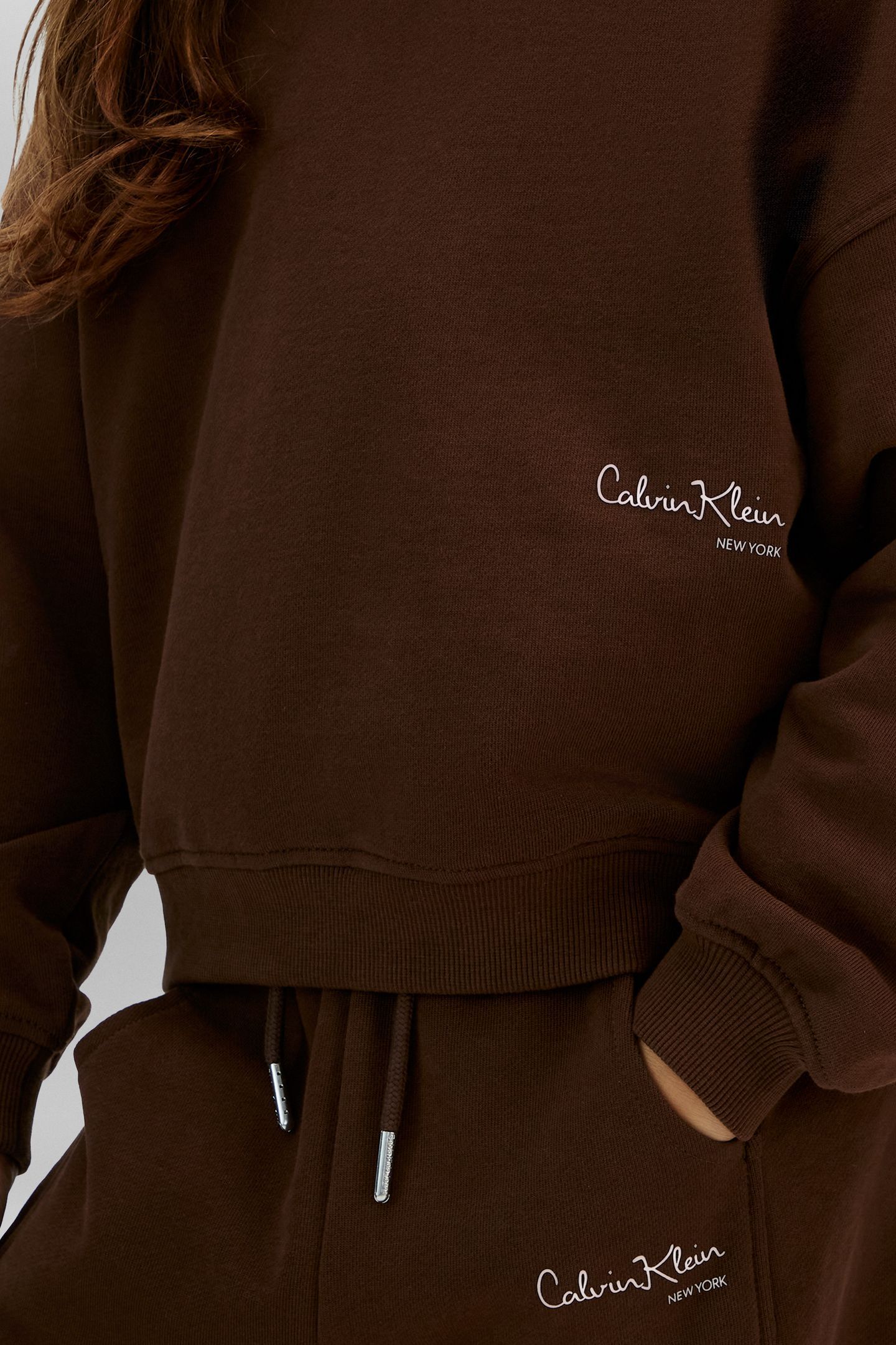GIRLS SIGNATURE HOODIE LEGACY BROWN 5