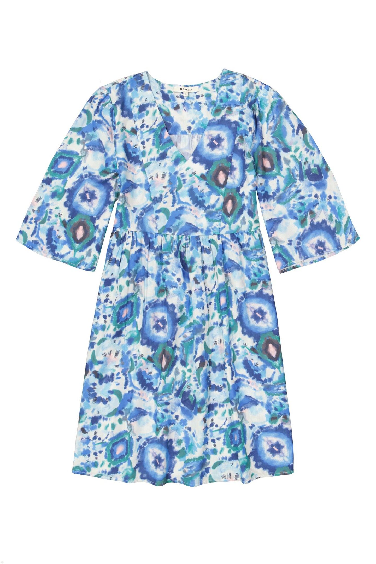 LADIES DRESS BLUE WAVE 4