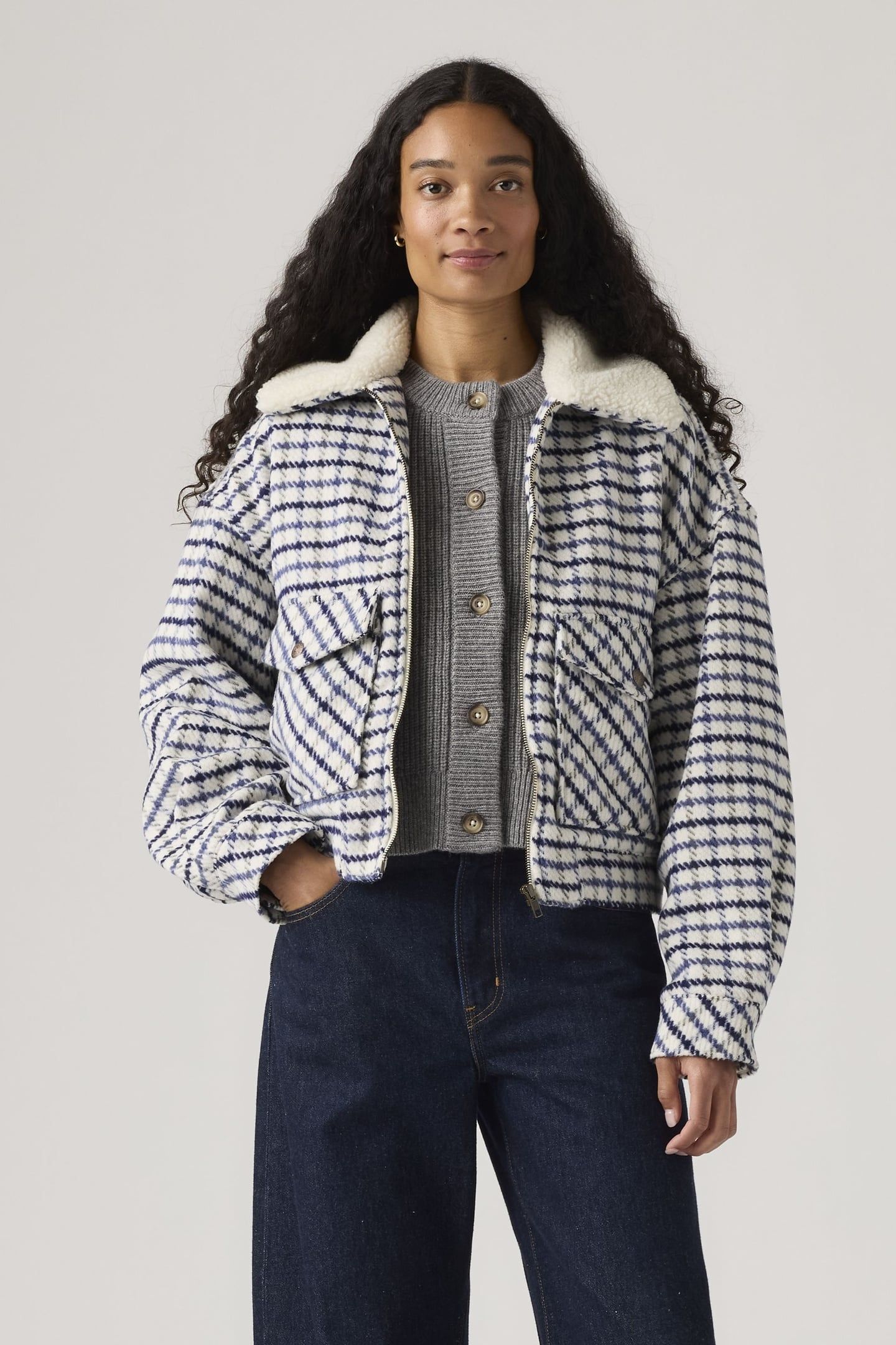 SHRUNKEN '90S WOOL TRUCKER JACKET 1