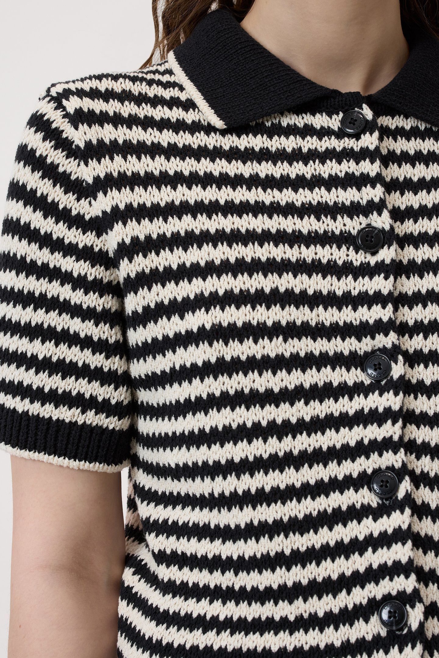 CARDIGAN SHORT SLEEVE BLACK 8