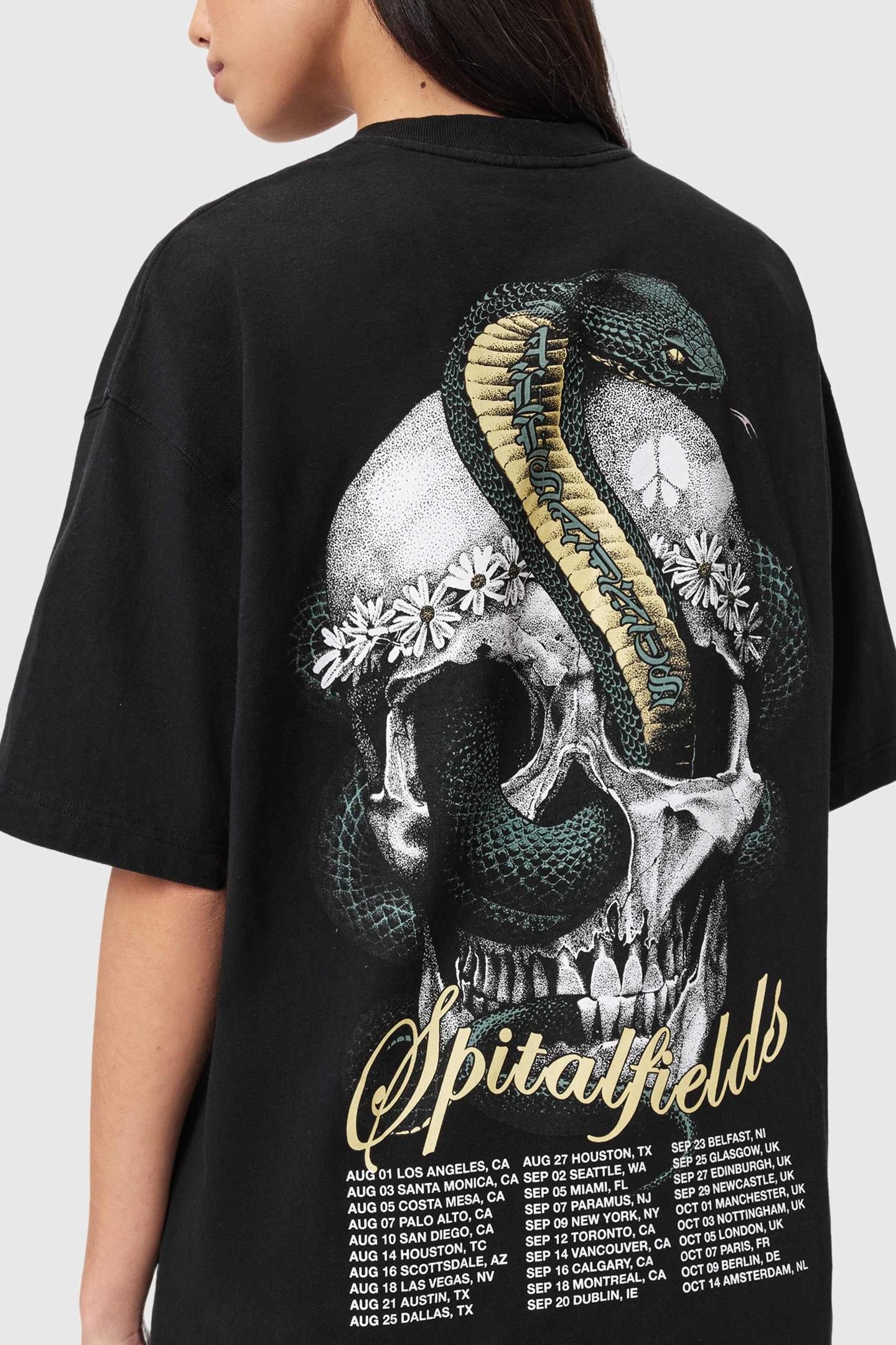SNAKEHEAD ETTA TEE WASHED BLACK 8
