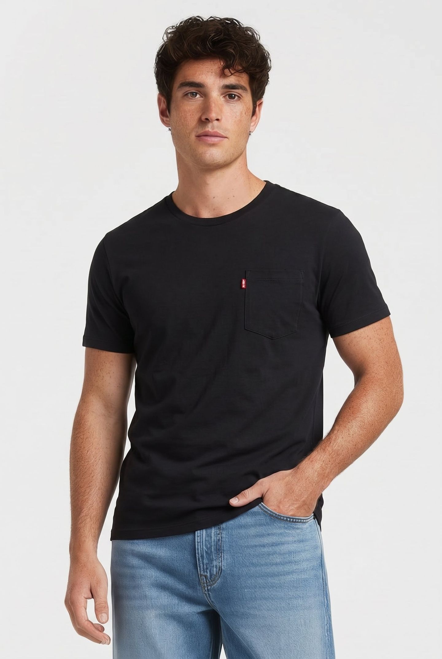 LSESS CLASSIC POCKET TEE BLACK 1