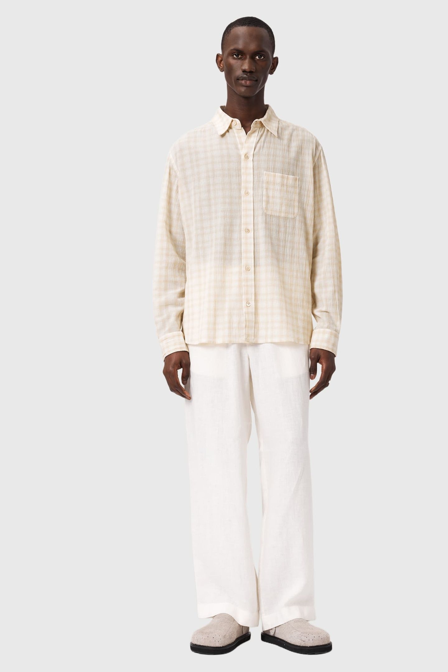 TOYA LS SHIRT SANDSTONE BROWN 1