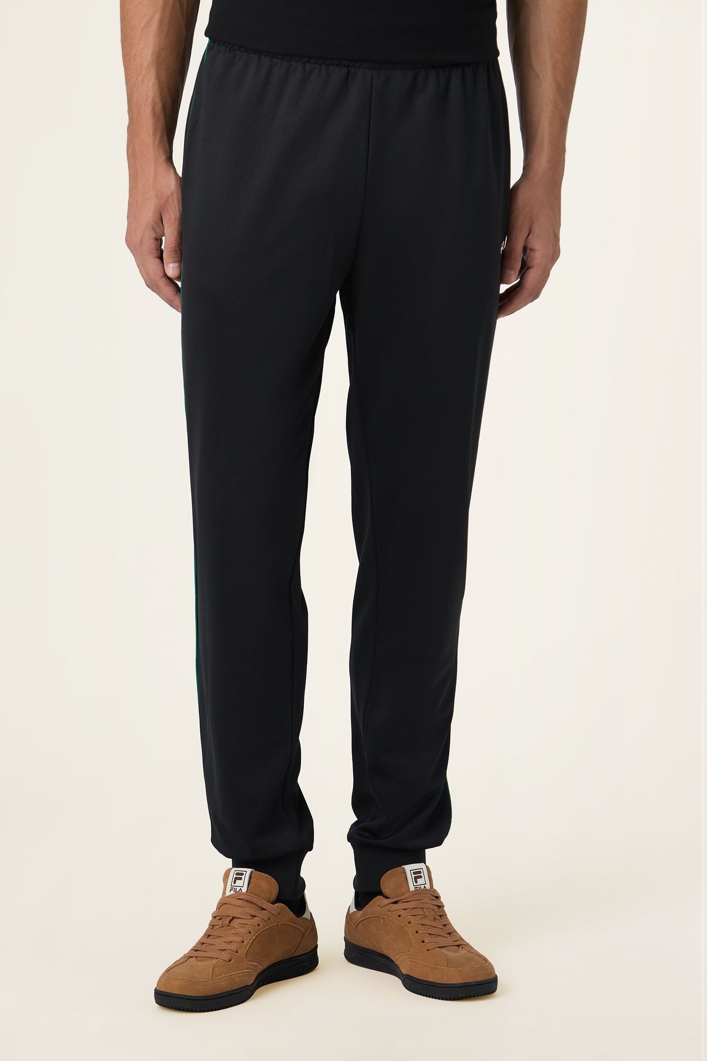 SAGANO REGULAR TRACK PANTS BLACK 1