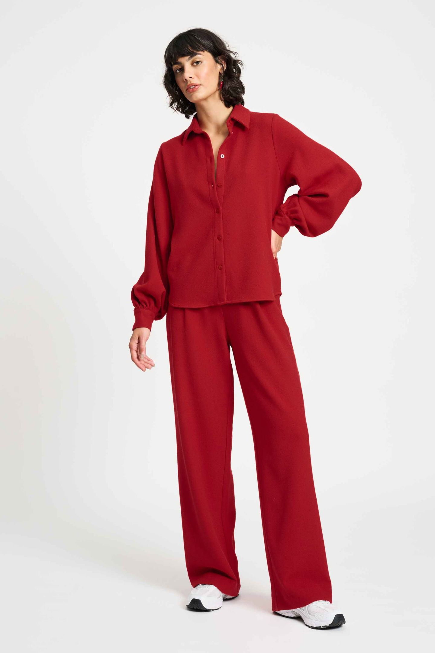 BLOUSE - CHILI RED 2