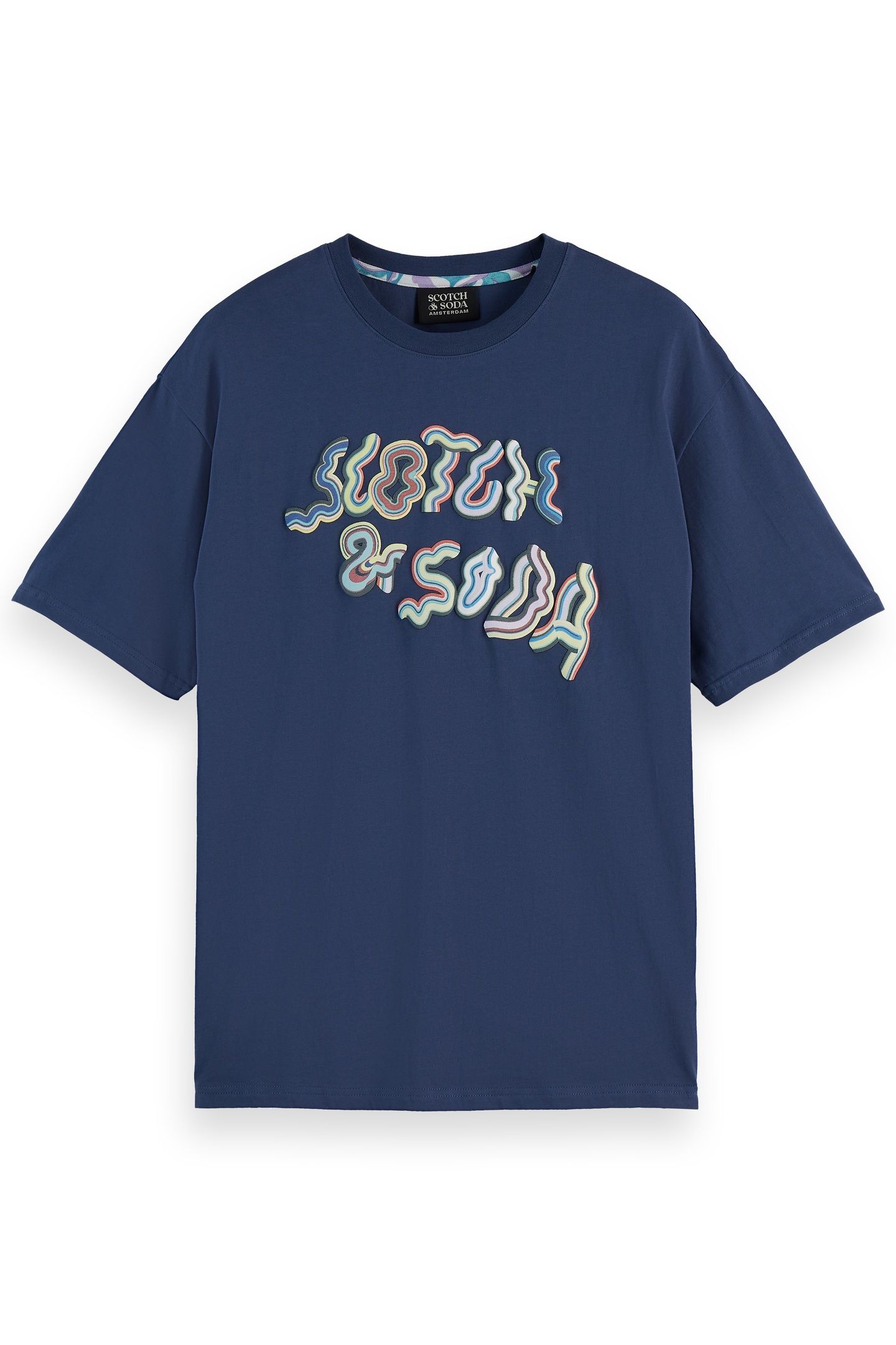 RELAXED-FIT FRONT ARTWORK T-SHIRT ATLANTIC BLUE 4