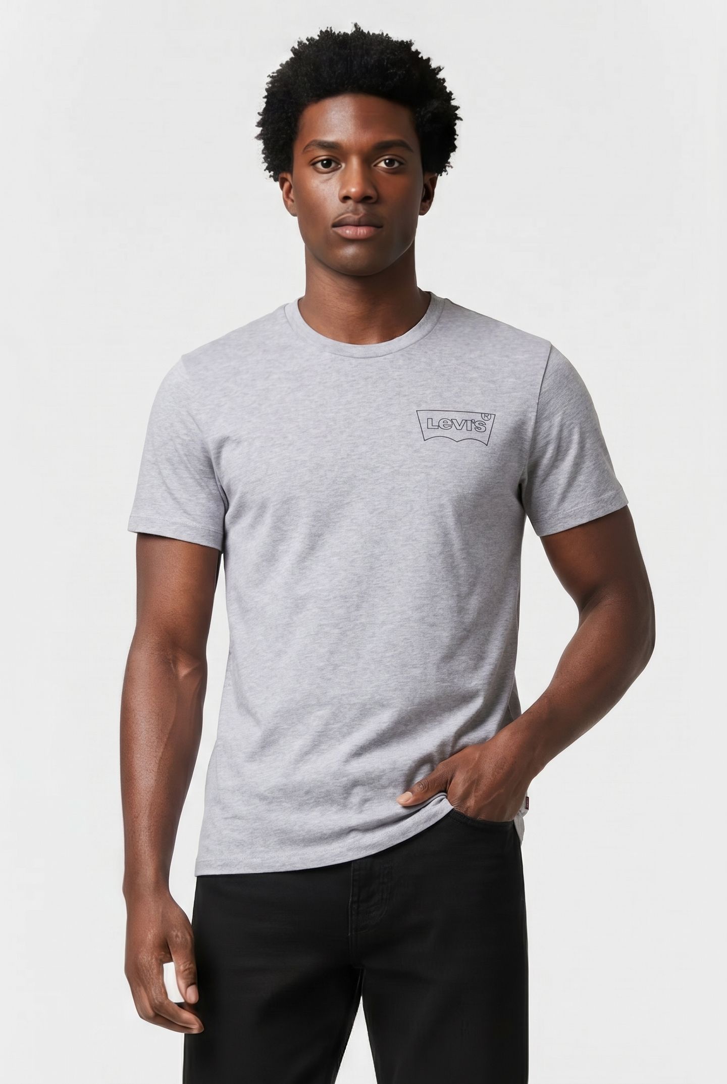 LSEGRAPHIC CREWNECK TE OUTLINE BW BLACK 1