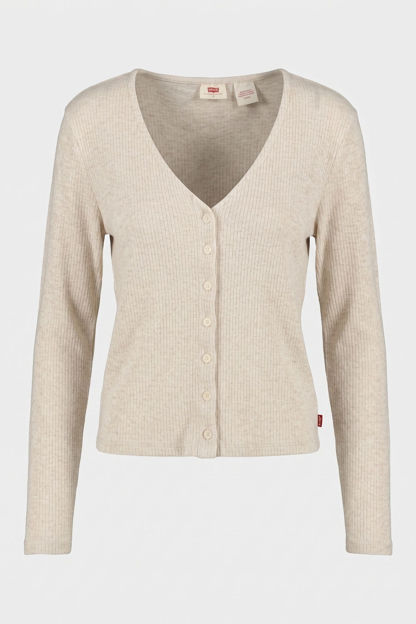 MUSE LS TEE HEATHER OATMEAL HEAT 3