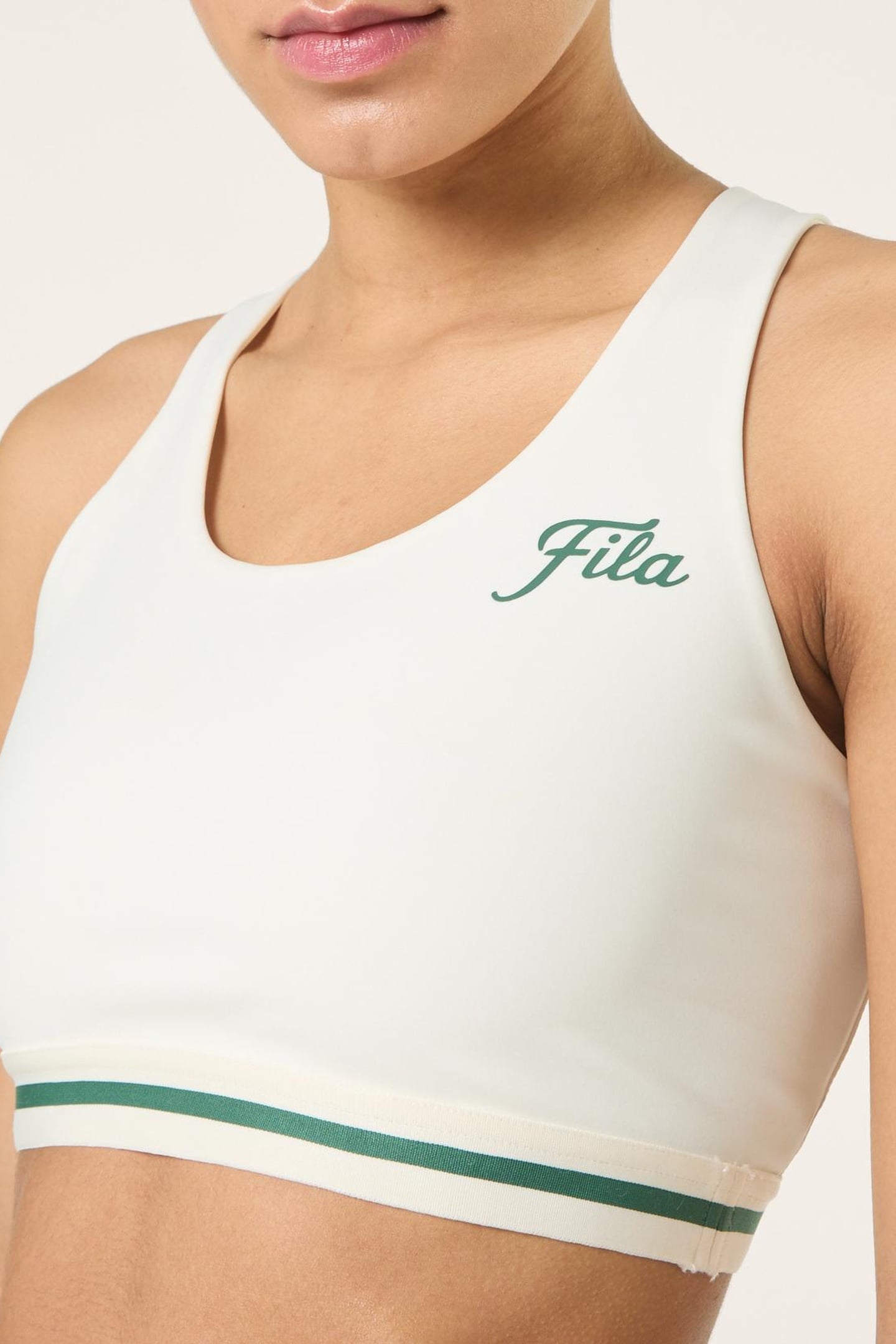 LUNATA GRAPHIC TAPED BRA TOP EGRET 6