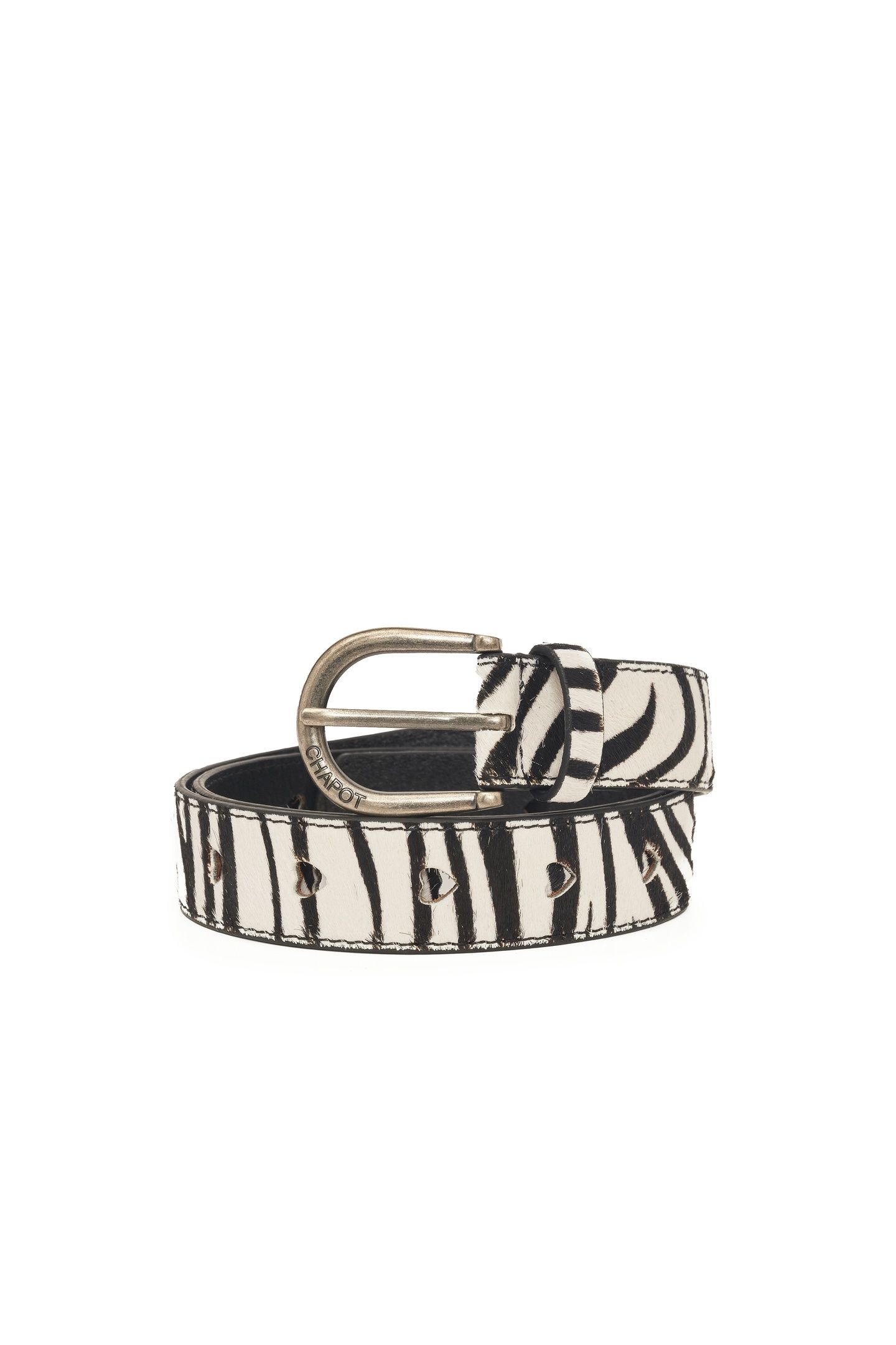 HAIRY BELT BLACK/COSY WHITE 2