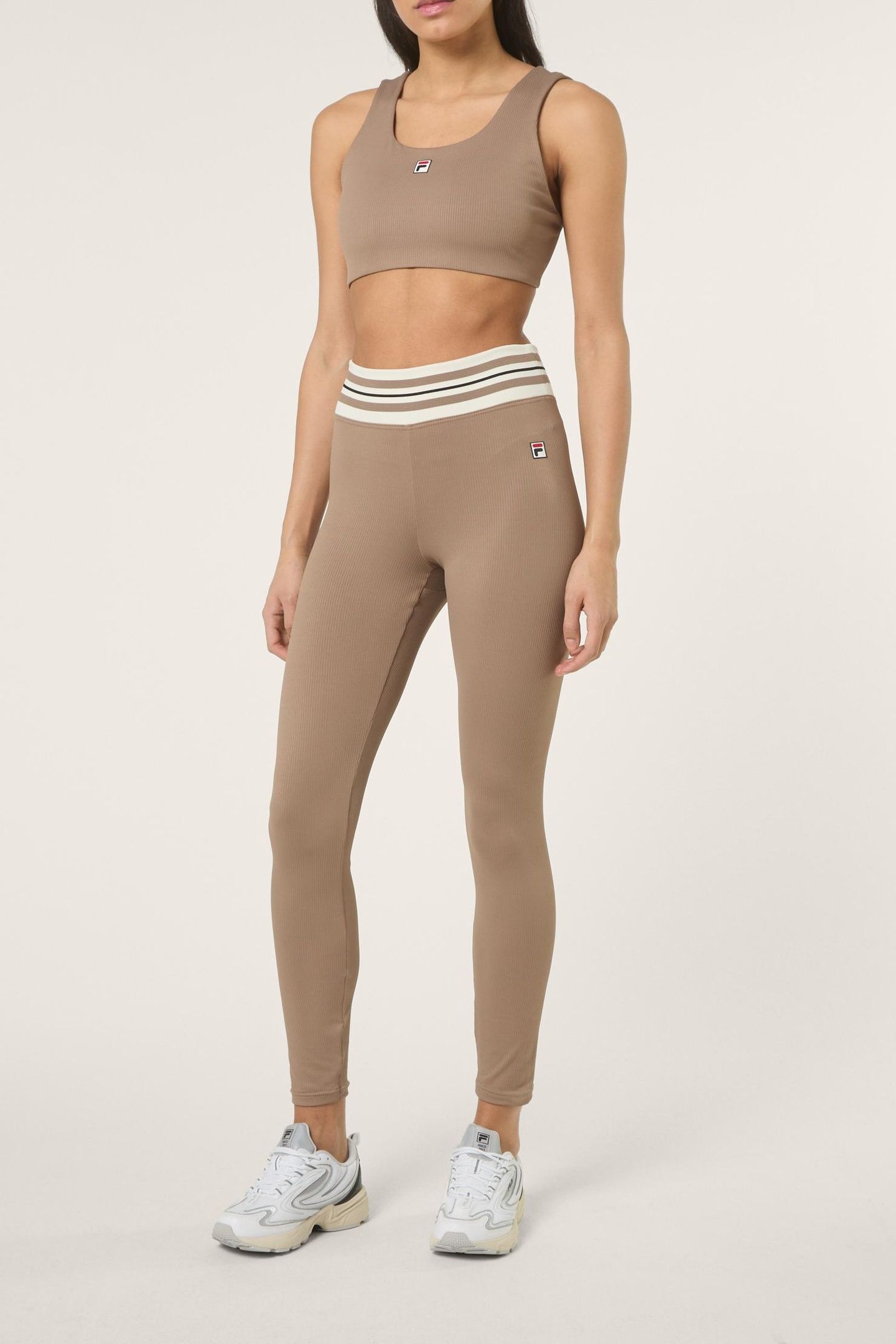 BIENTINA HERITAGE TAPE ACTIVE LEGGINGS PINE BARK 2