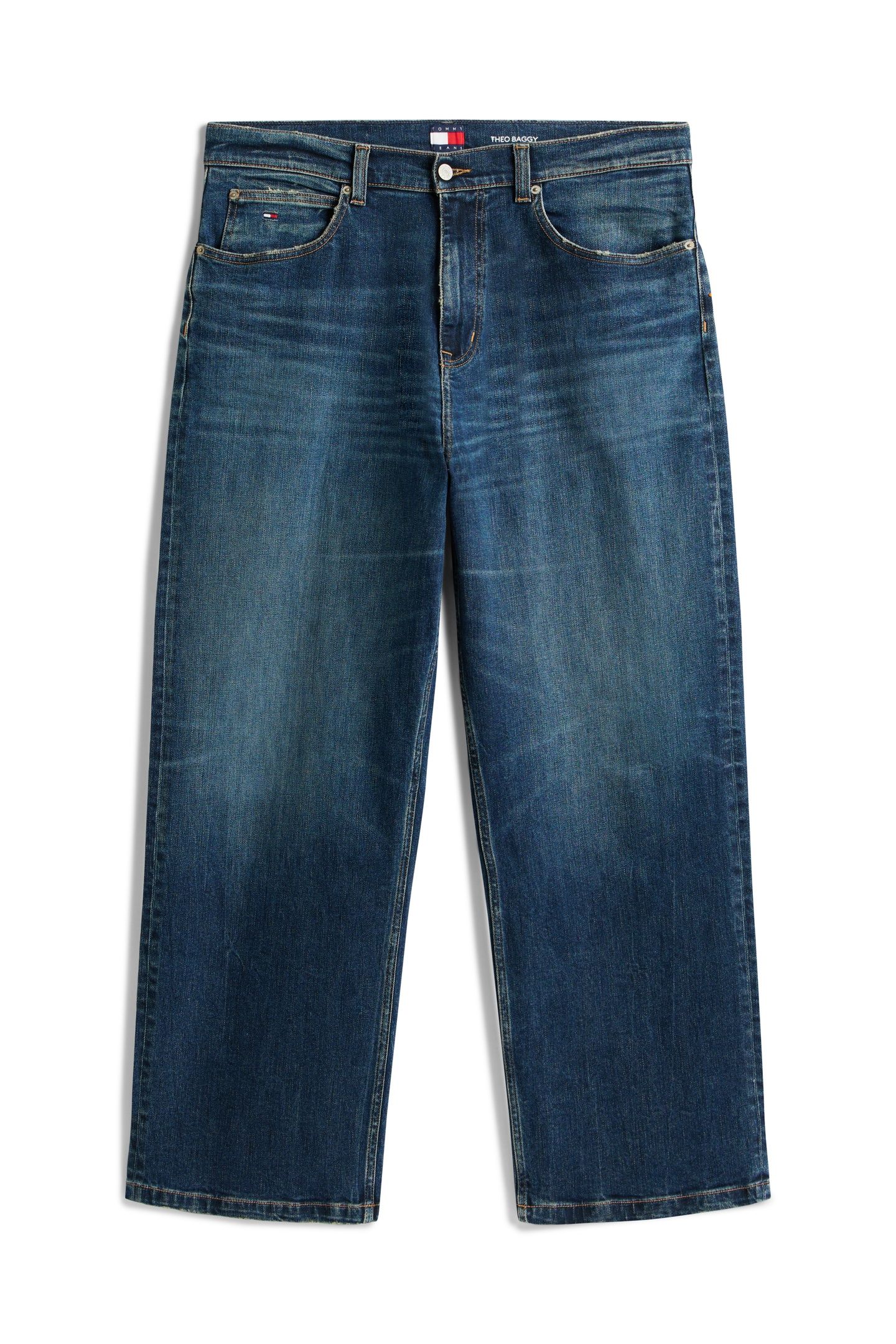 THEO BAGGY JEANS DENIM BLUE BLACK 4