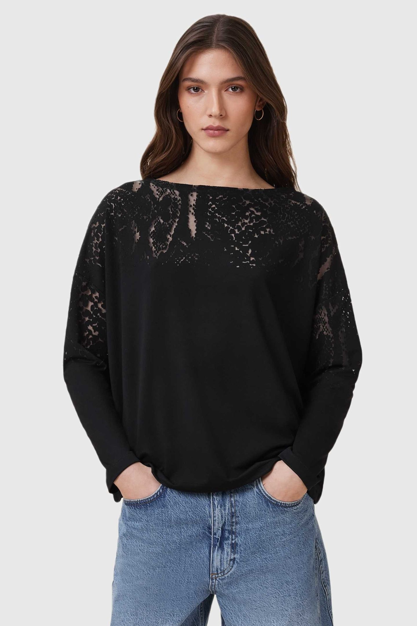 RITA SNAKE TEE BLACK 3