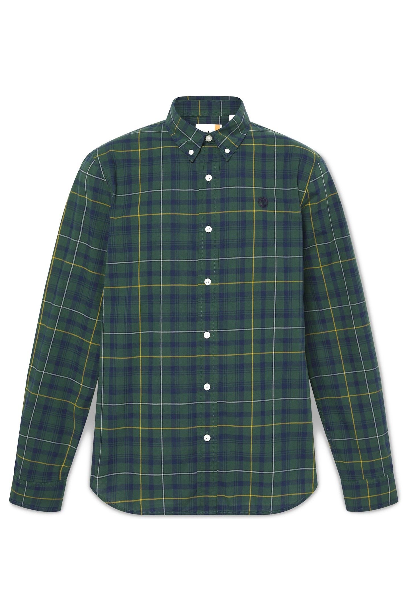 STRETCH POPLIN CHECK SHIRT GREEN GABLES 4