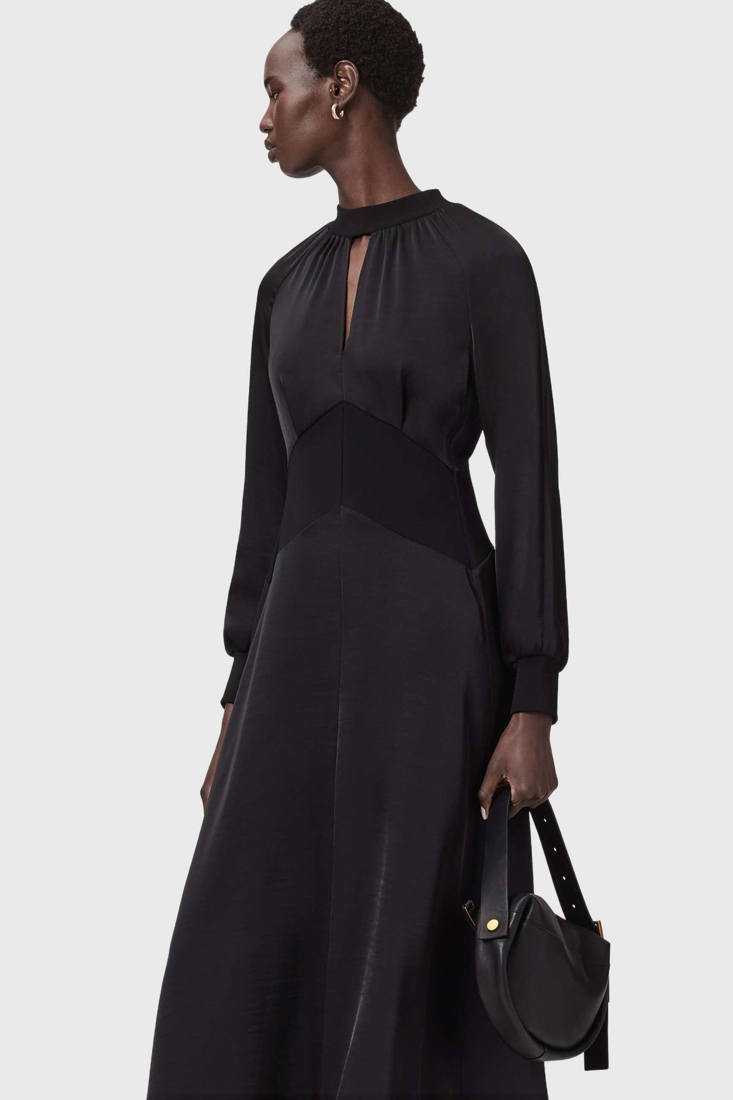 ROYA LS DRESS BLACK 2