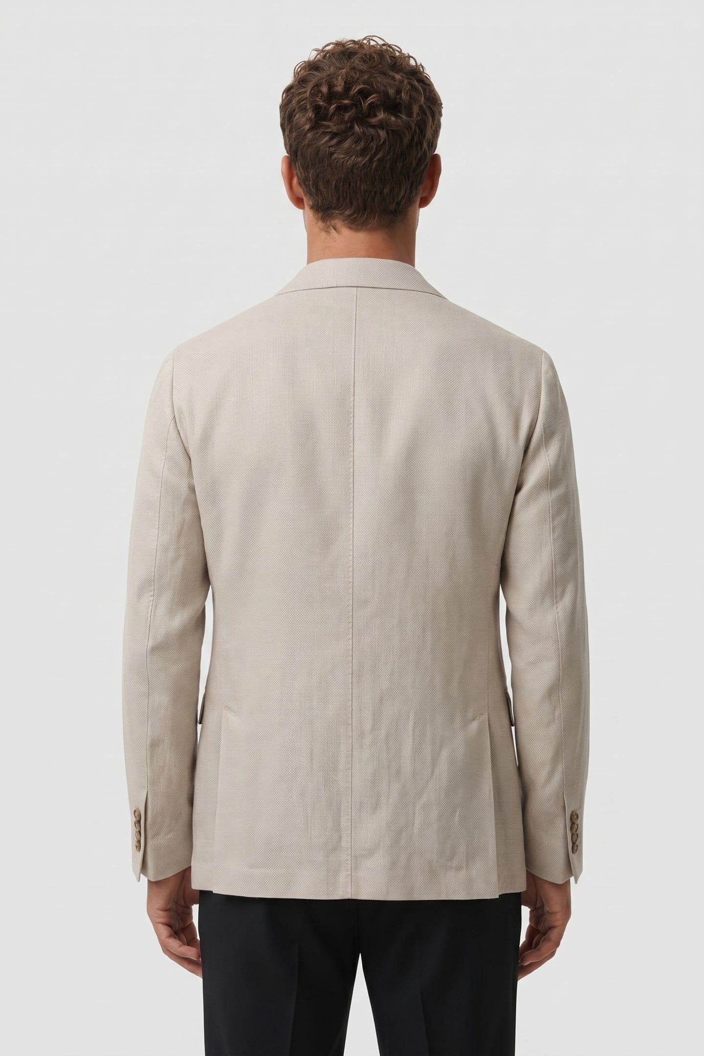 JACKET REGULAR LINING LINEN NATURAL 2