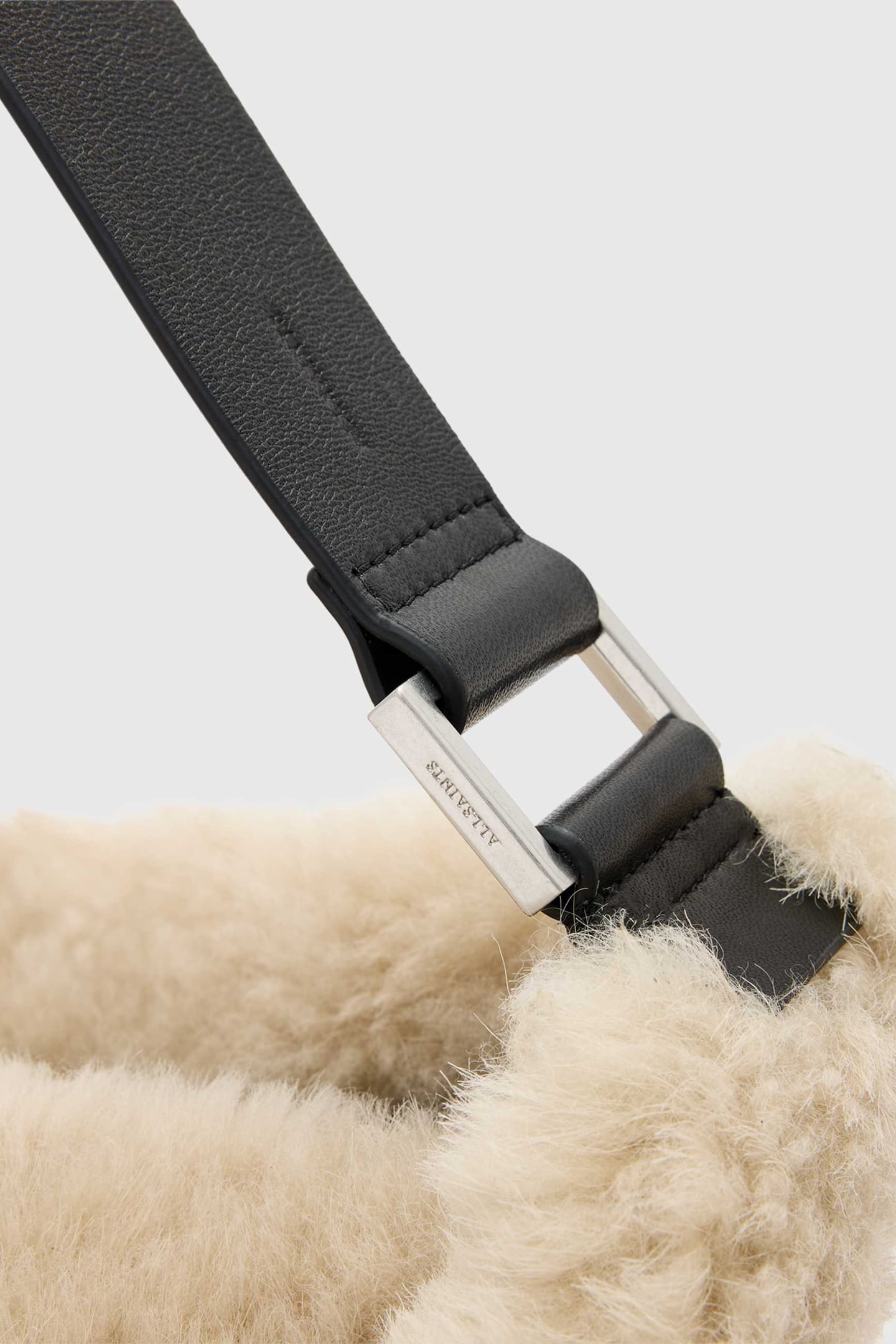 LUNA SHEARLING SHLDR NATURAL/BLACK 7