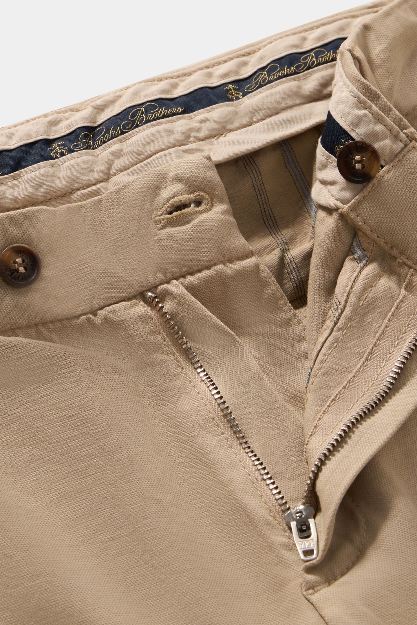SLIM FIT WOVEN STRETCH COTTON CHINOS BEIGE 6