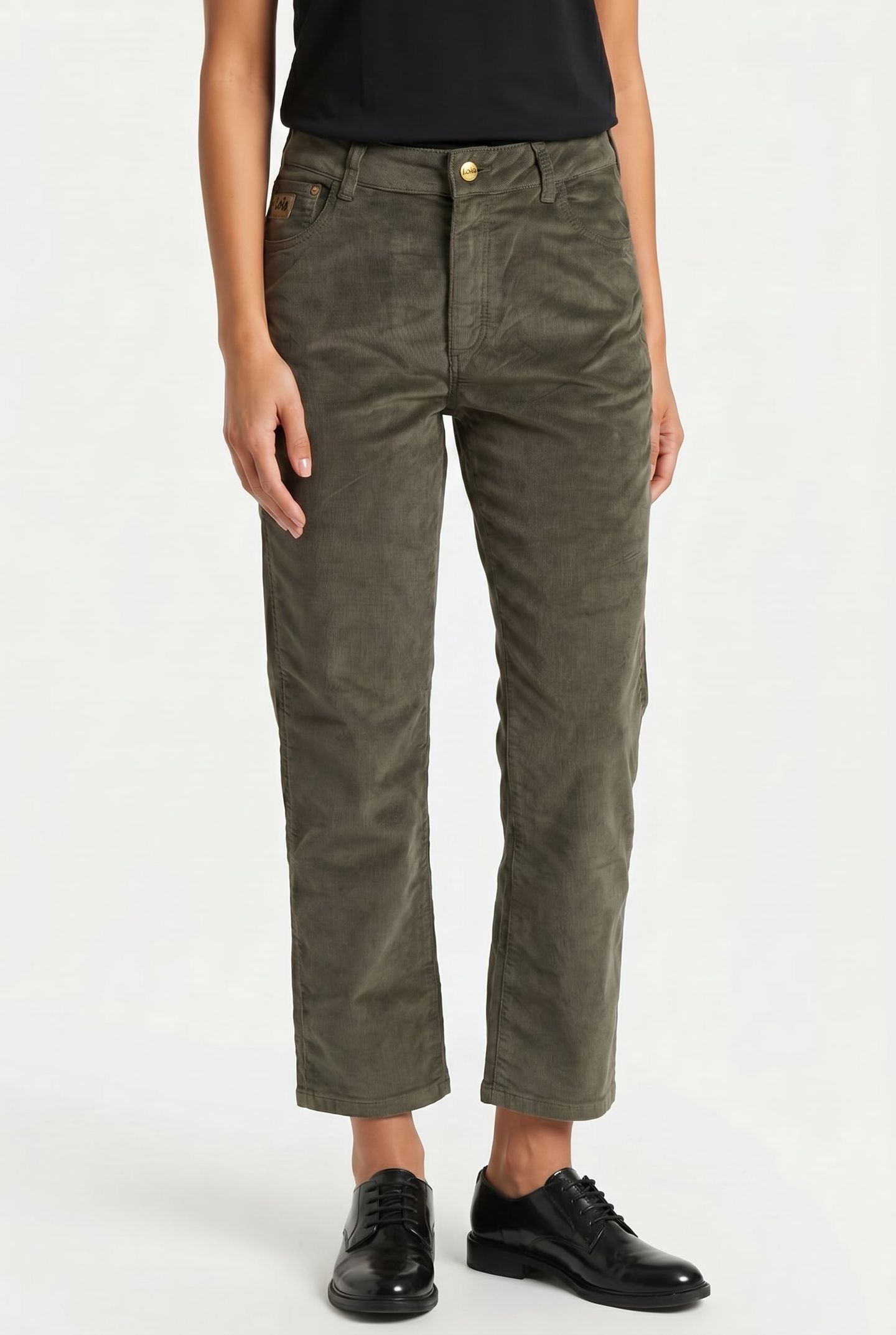 MALENA F 6798 SHINY MICRO MILITARY OLIVE 1