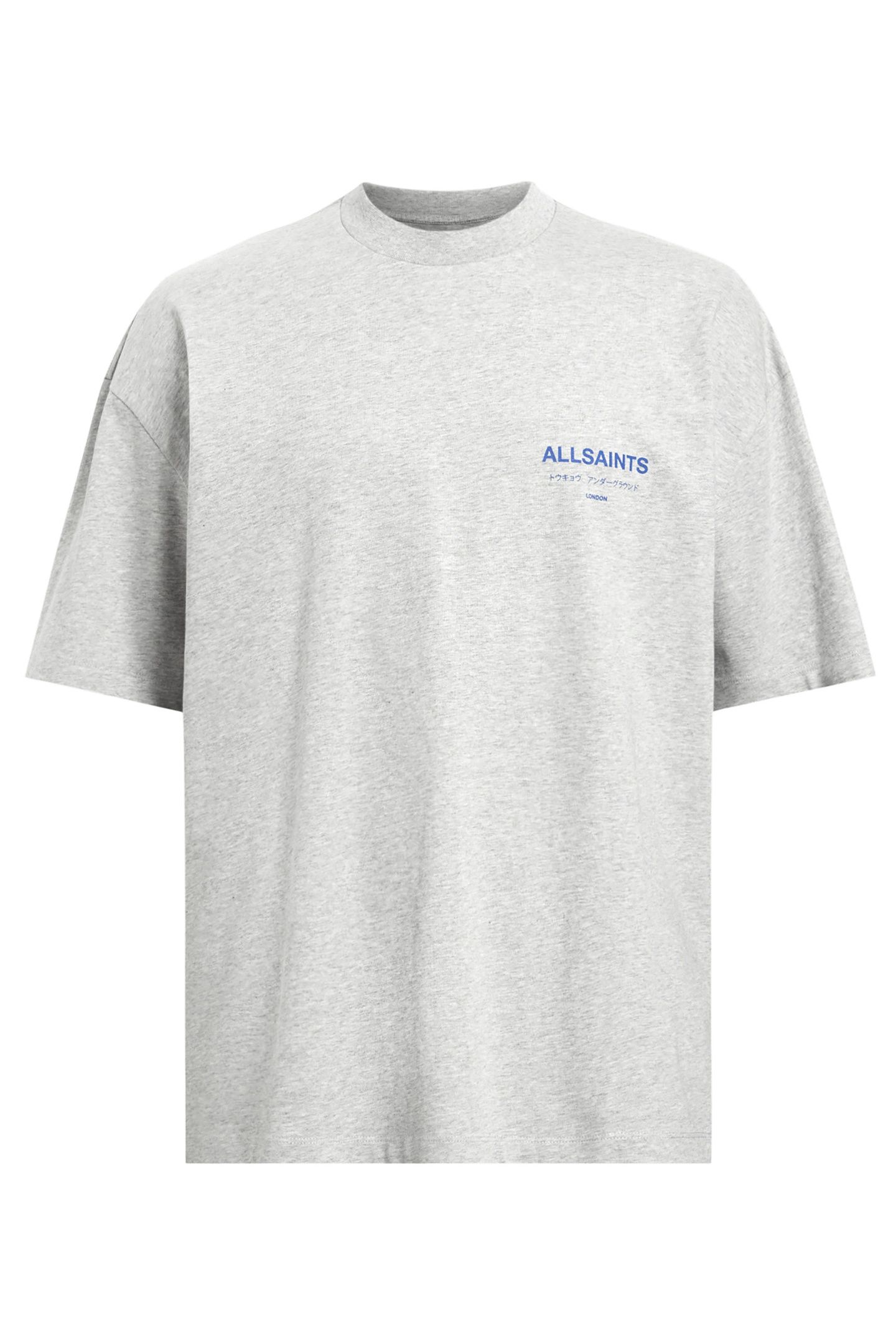 UNDERGROUND SS CREW GREY MARL/BLUE 5