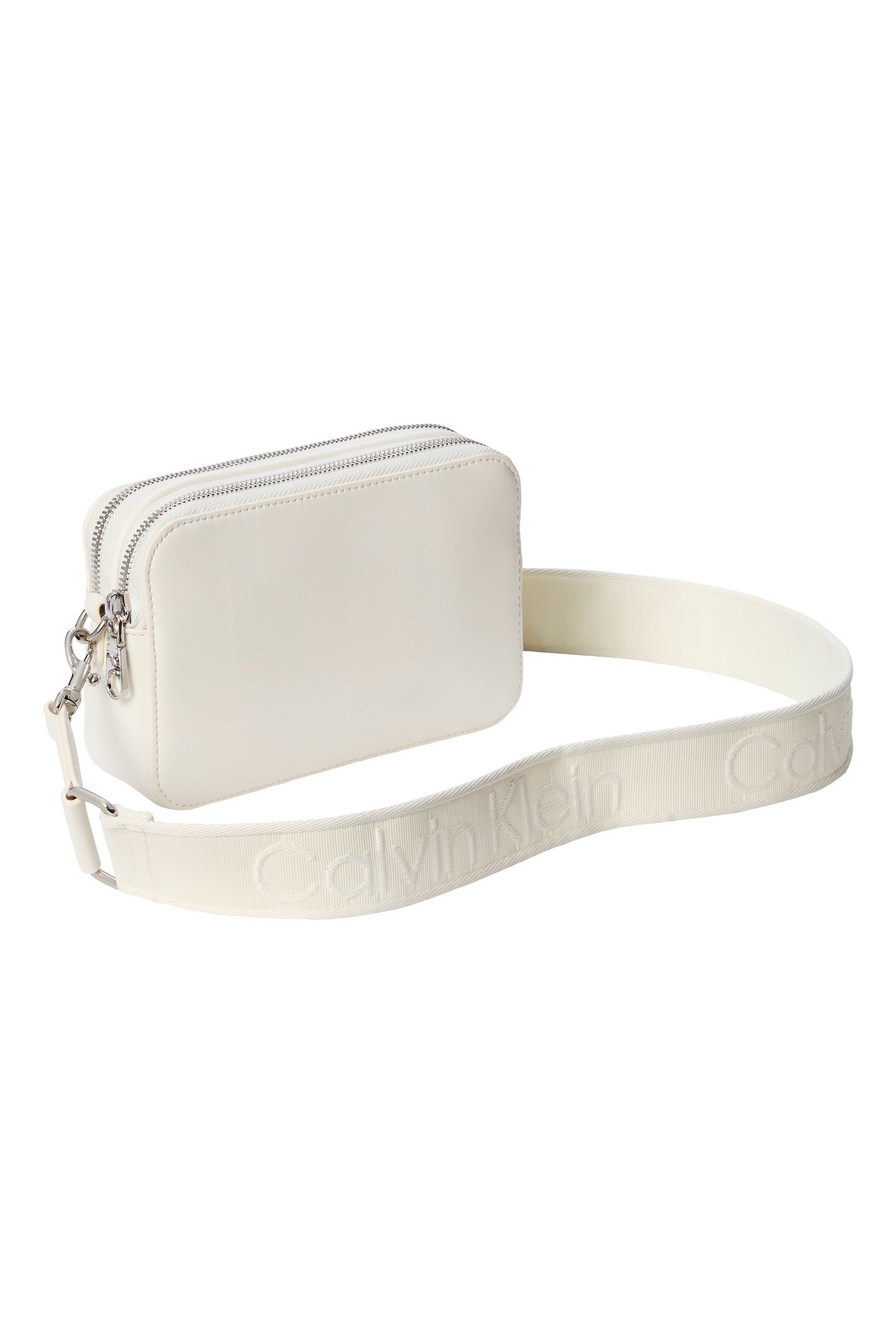 WEBBING DOUBLE STRAP CROSSOVER BAG LILY WHITE 2