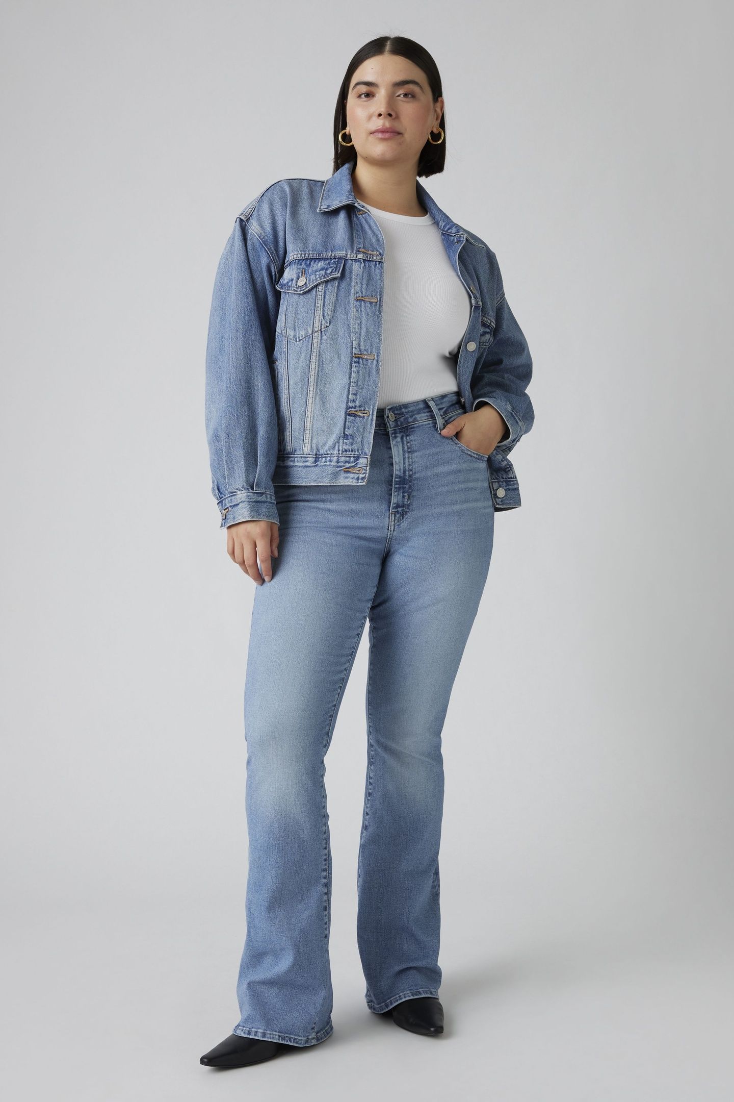 726 HIGH RISE FLARE JEANS 2