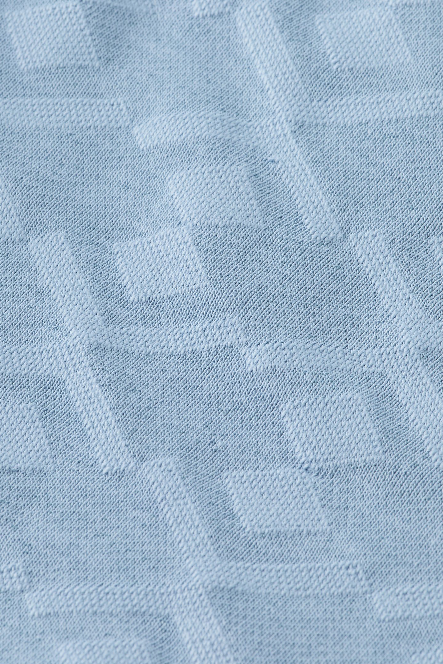 JACQUARD TERRY SWEATSHORTS FADED DENIM 7