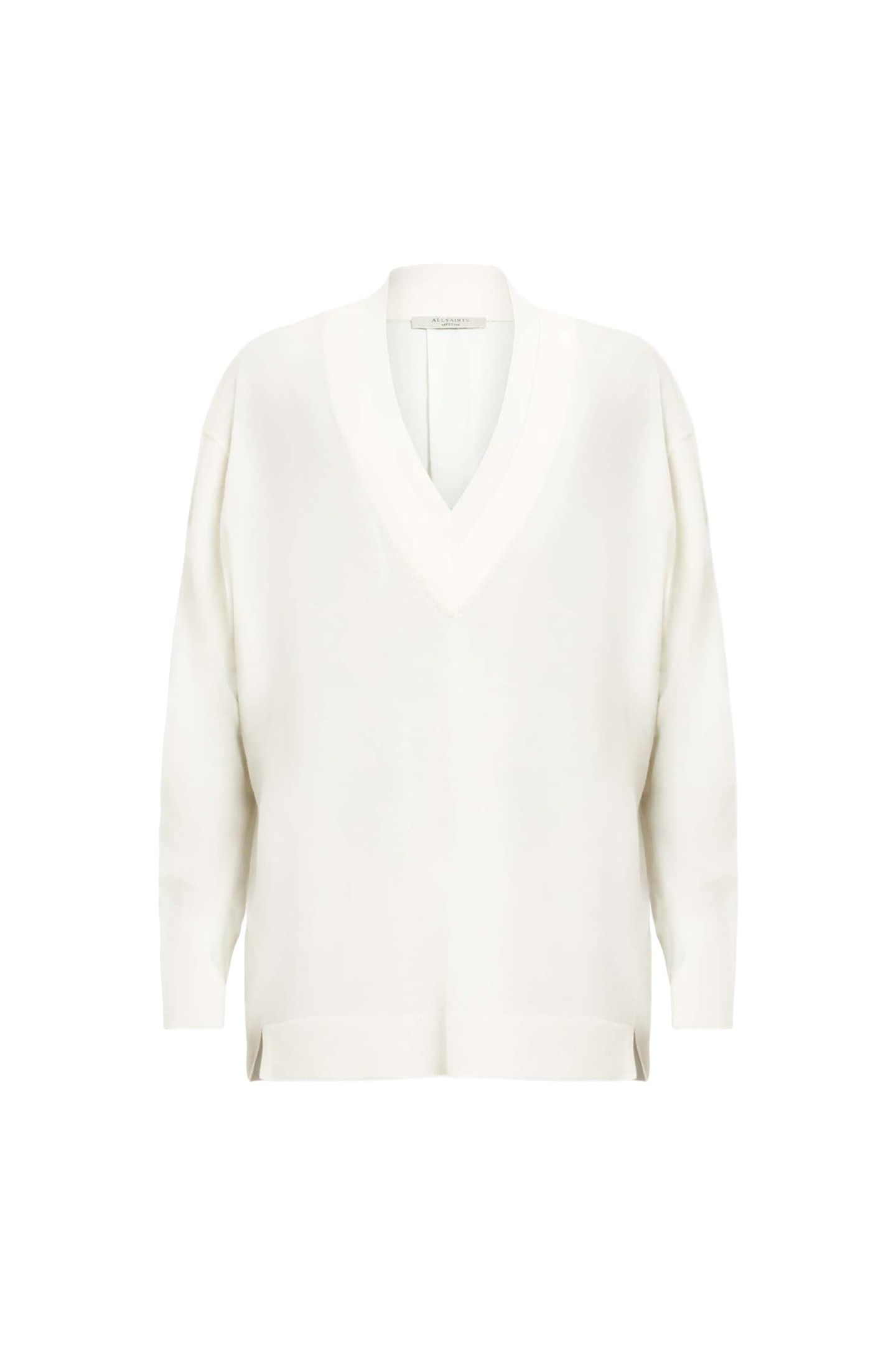 BERN PANEL V NECK CHALK WHITE 5
