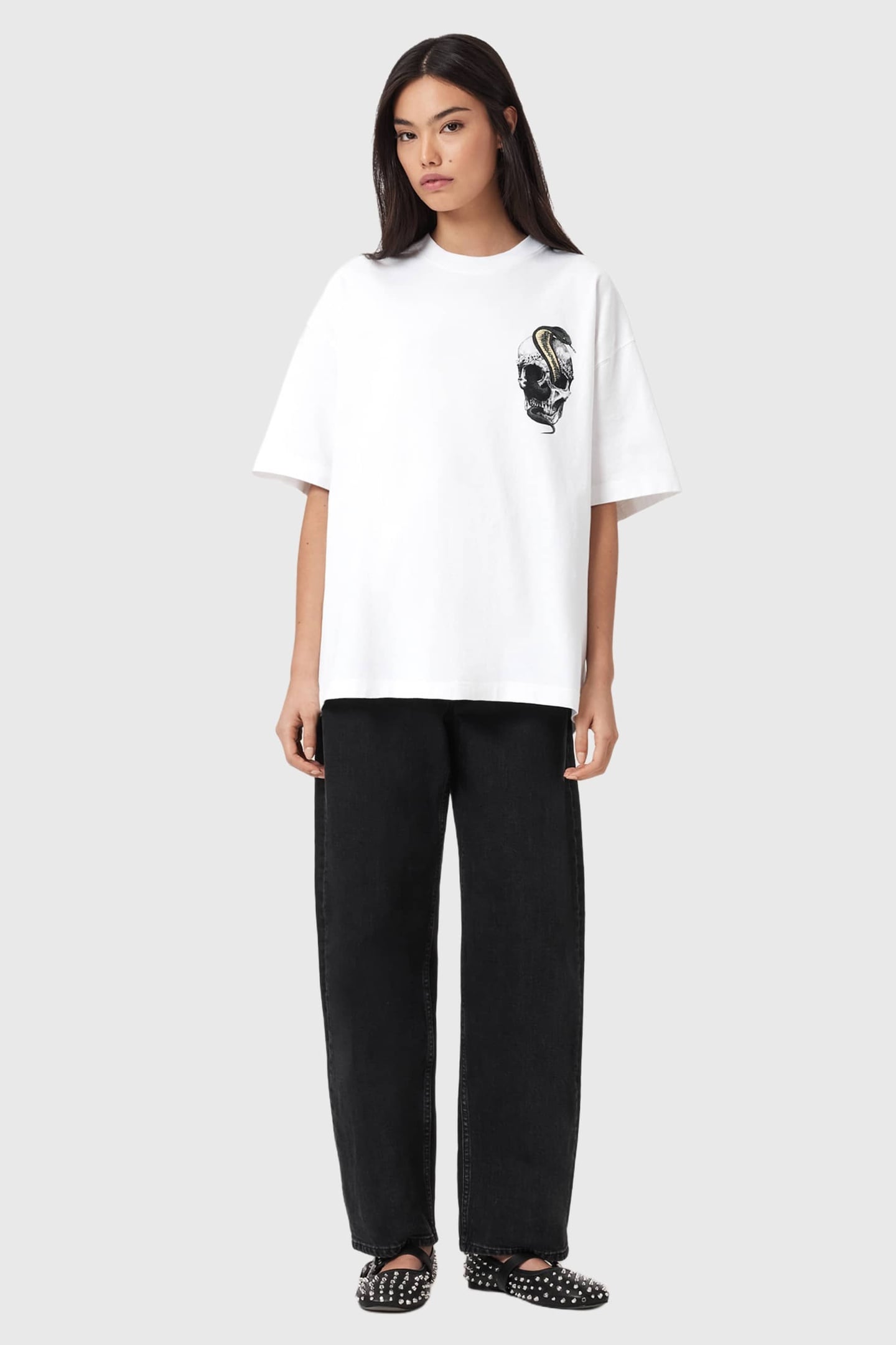 SNAKEHEAD ETTA TEE CHALK WHITE 2