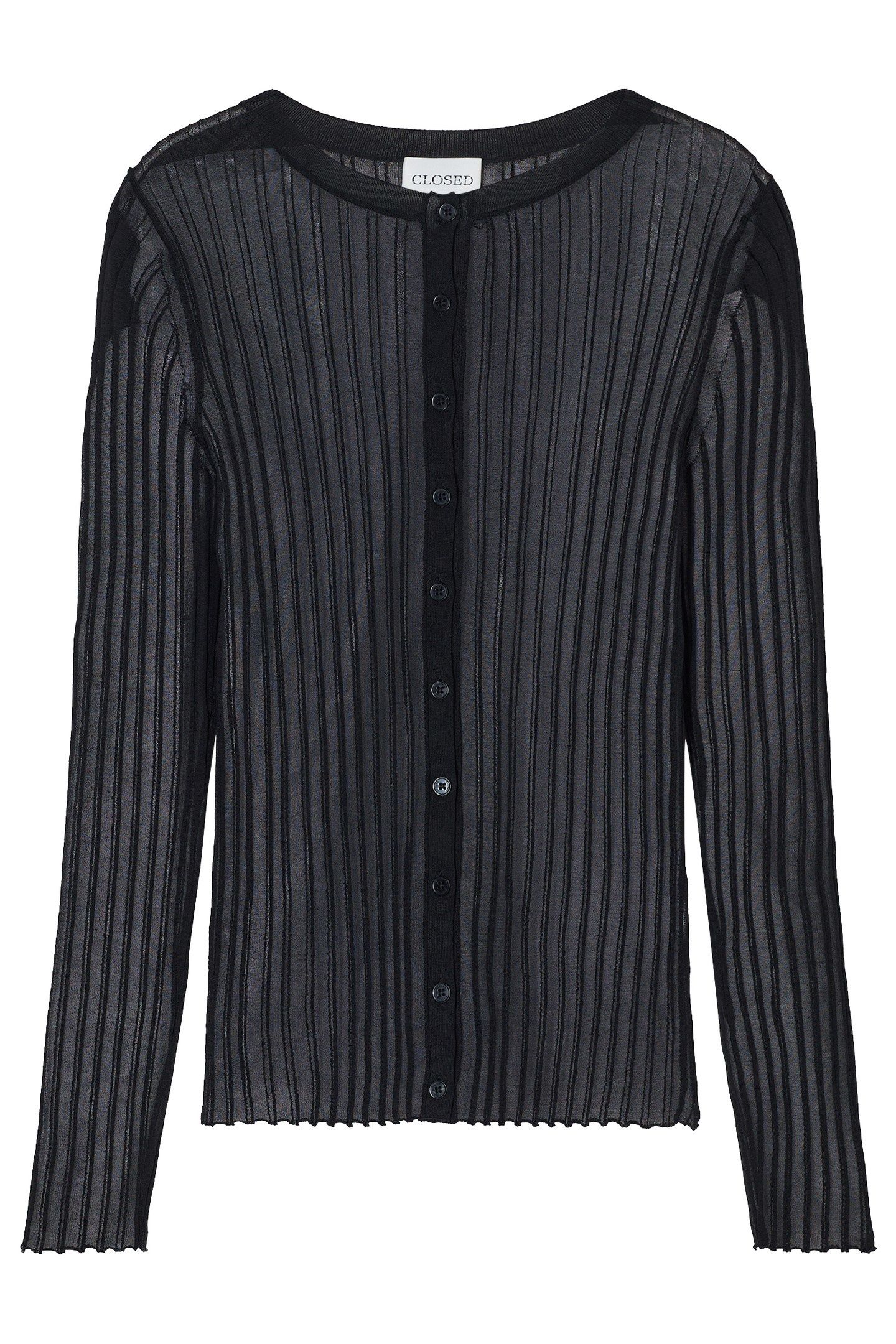 CARDIGAN LONG SLEEVE BLACK 6