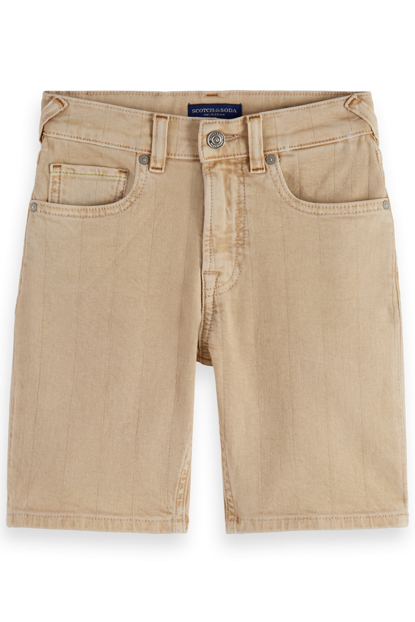 BOY THE PITCH LOOSE DENIM SHORTS GARMENT DYE DESERT SAND 1