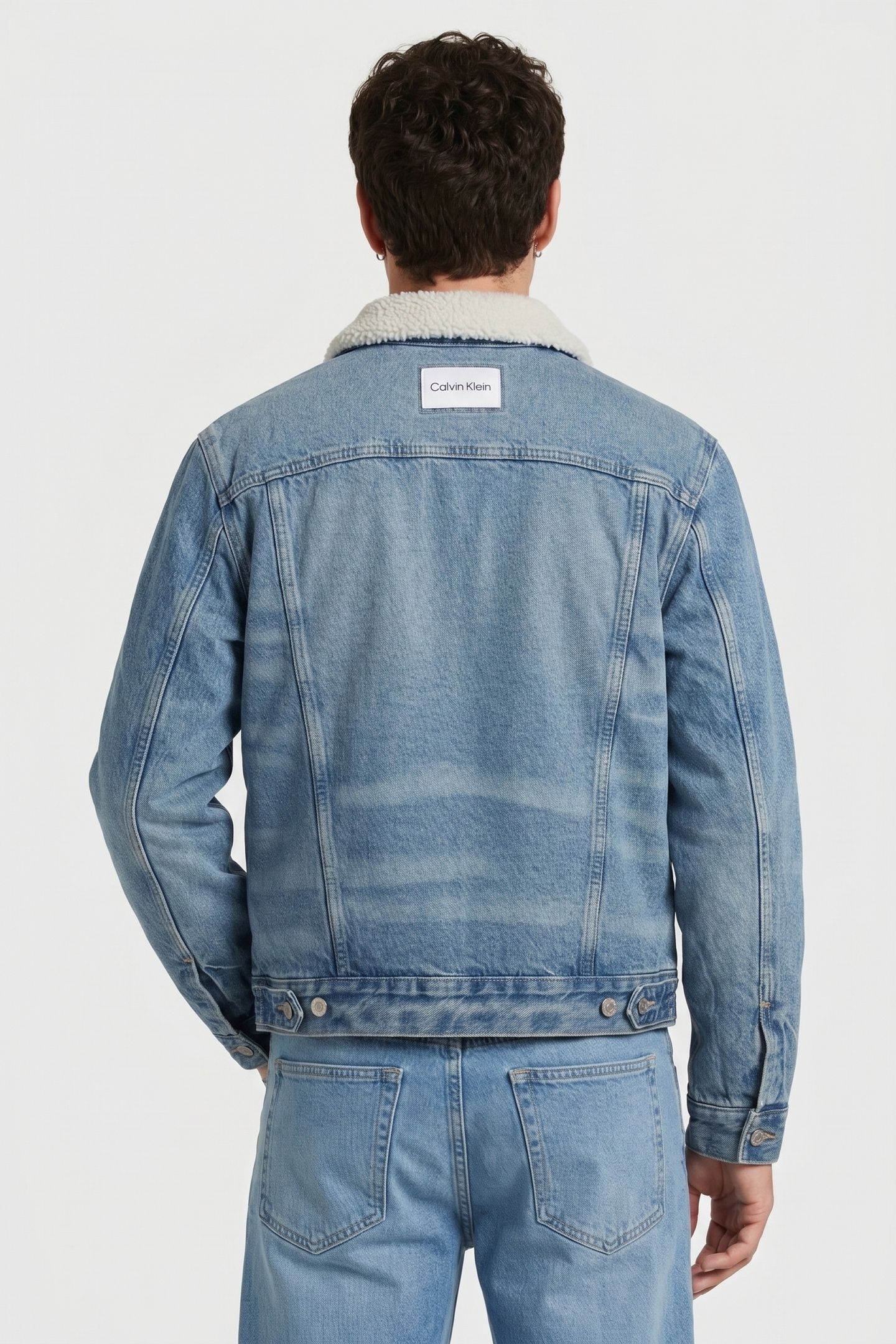 90S SHERPA TRUCKER JACKET TINTED THUNDRA 2