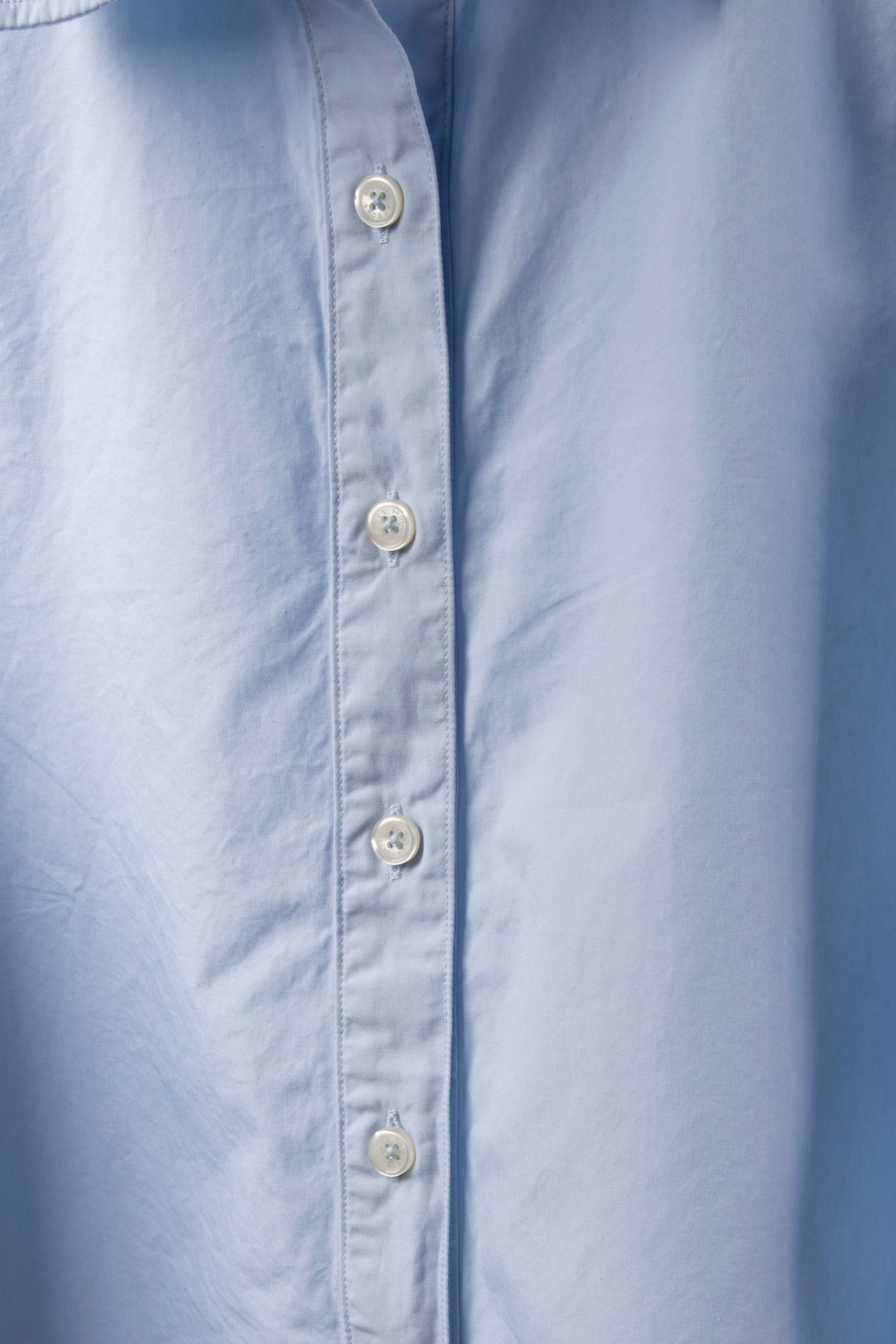 BALLOON SLEEVE SHIRT COTTON SKY BLUE 6