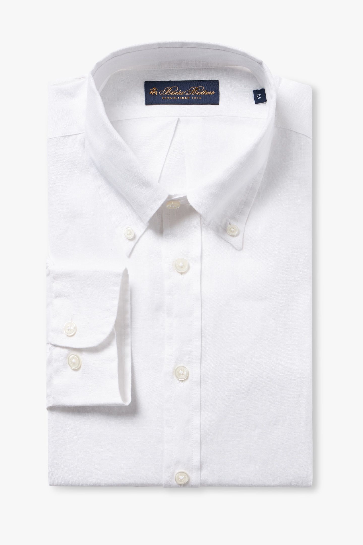 BUTTON DOWN SHIRT LINEN WHITE 2