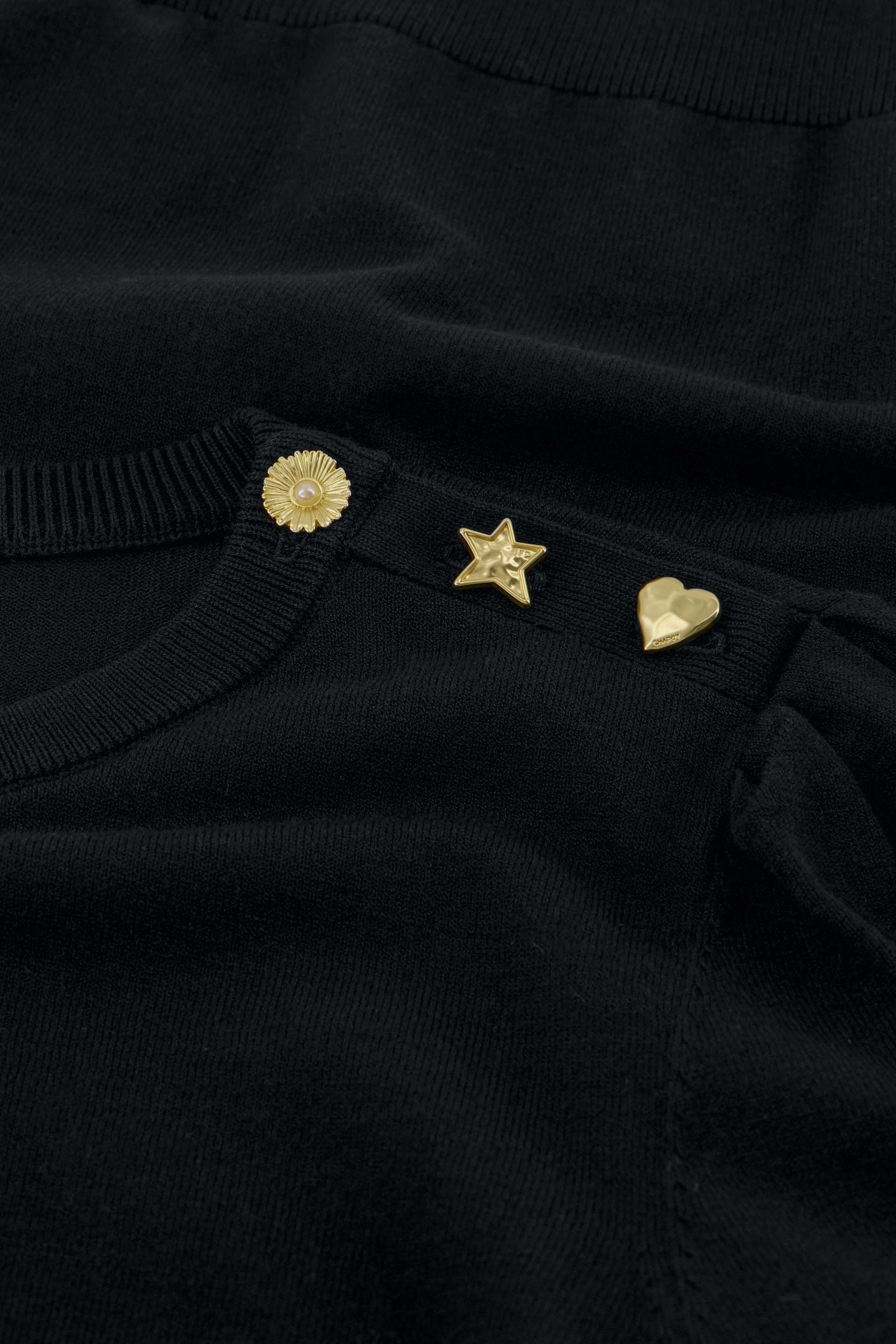 MOLLY SHORT SLEEVE PULLOVER BLACK 5