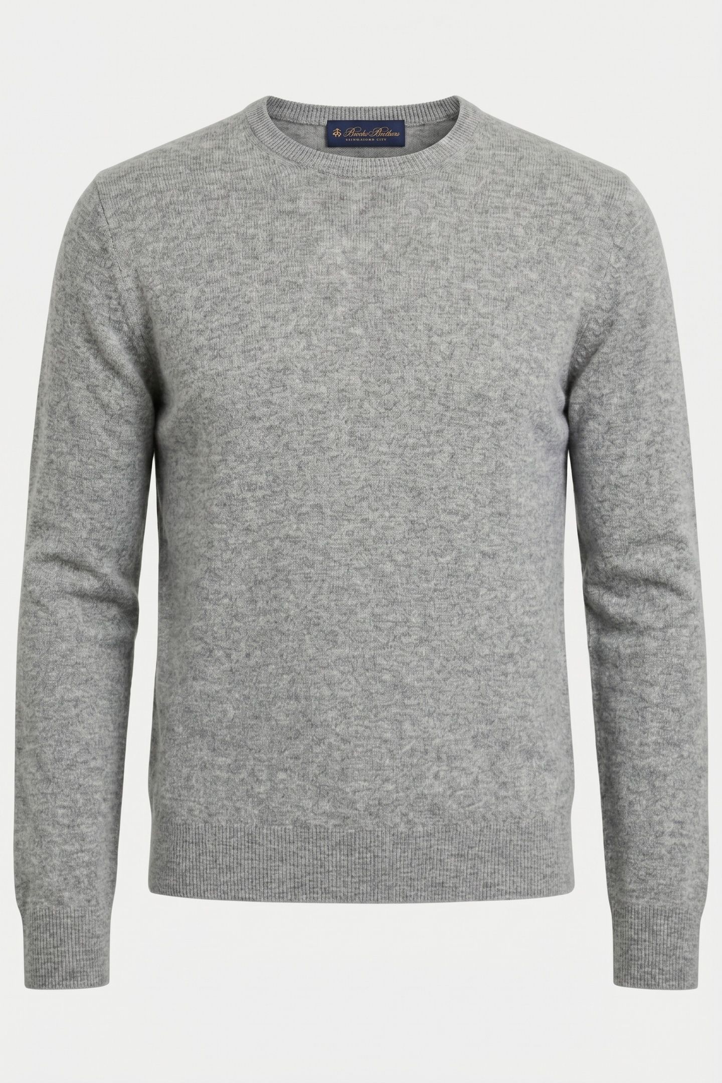 CASHMERE CREWNECK LIGHT GREY 5