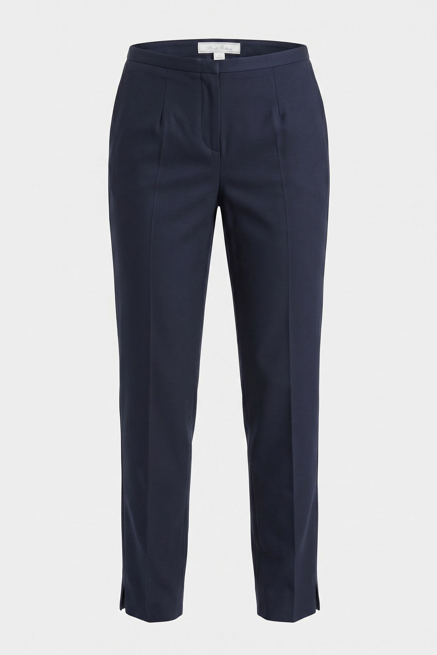 SLIM FIT FAILLE TROUSERS NAVY 5