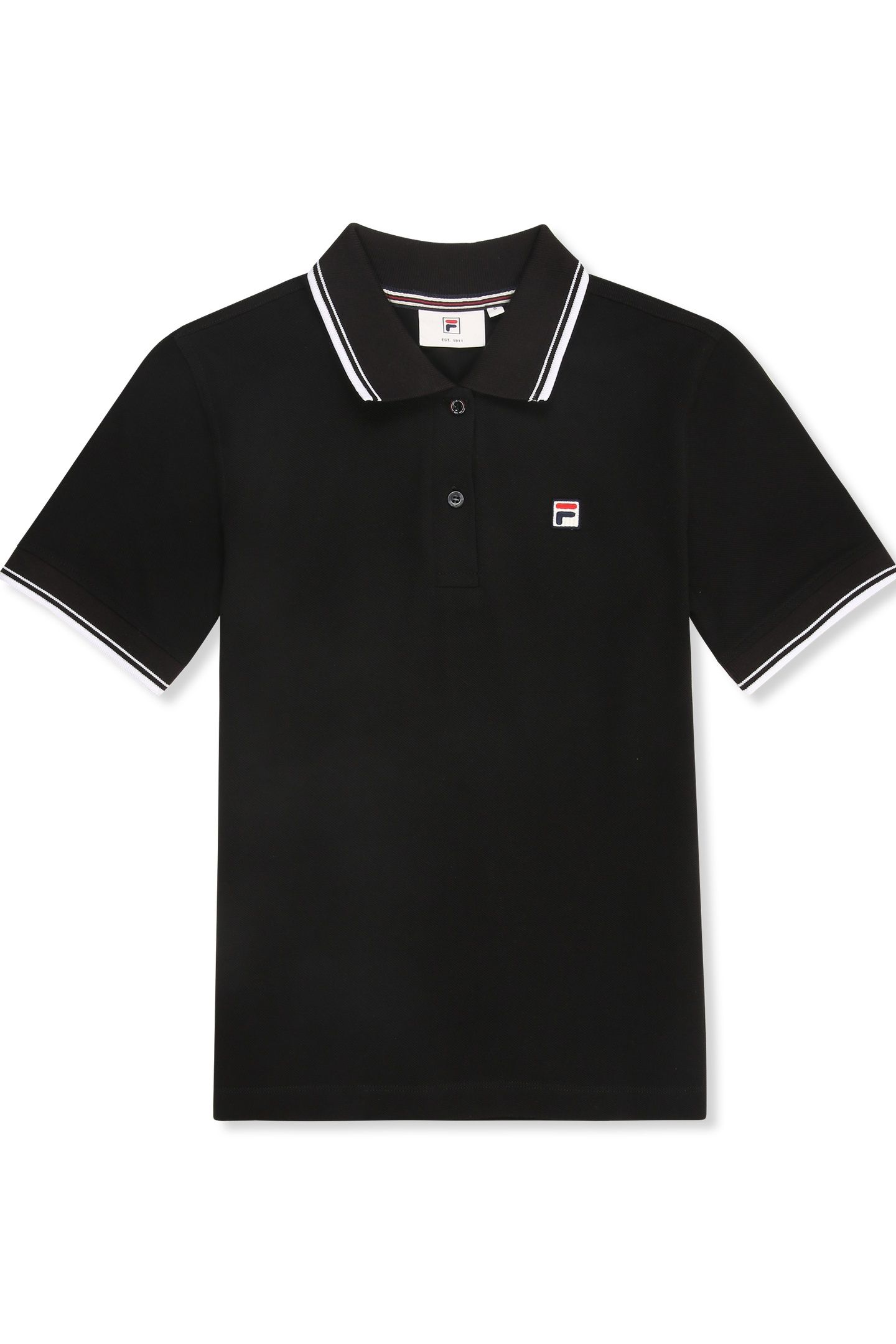 BIELLA SLIM TIPPED POLO SHIRT BLACK 5