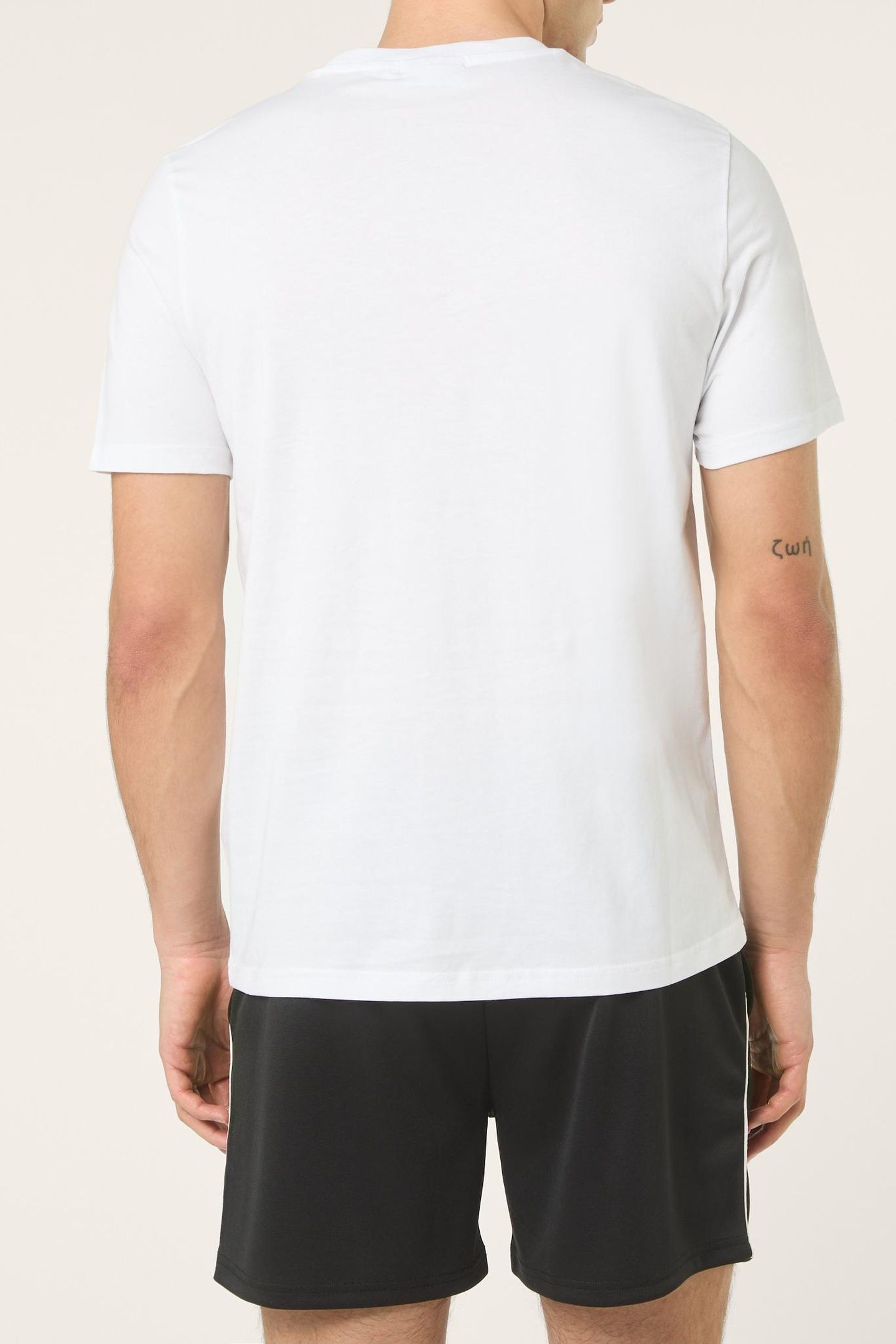 SAGANO REGULAR TAPED T-SHIRT BRIGHT WHITE 3